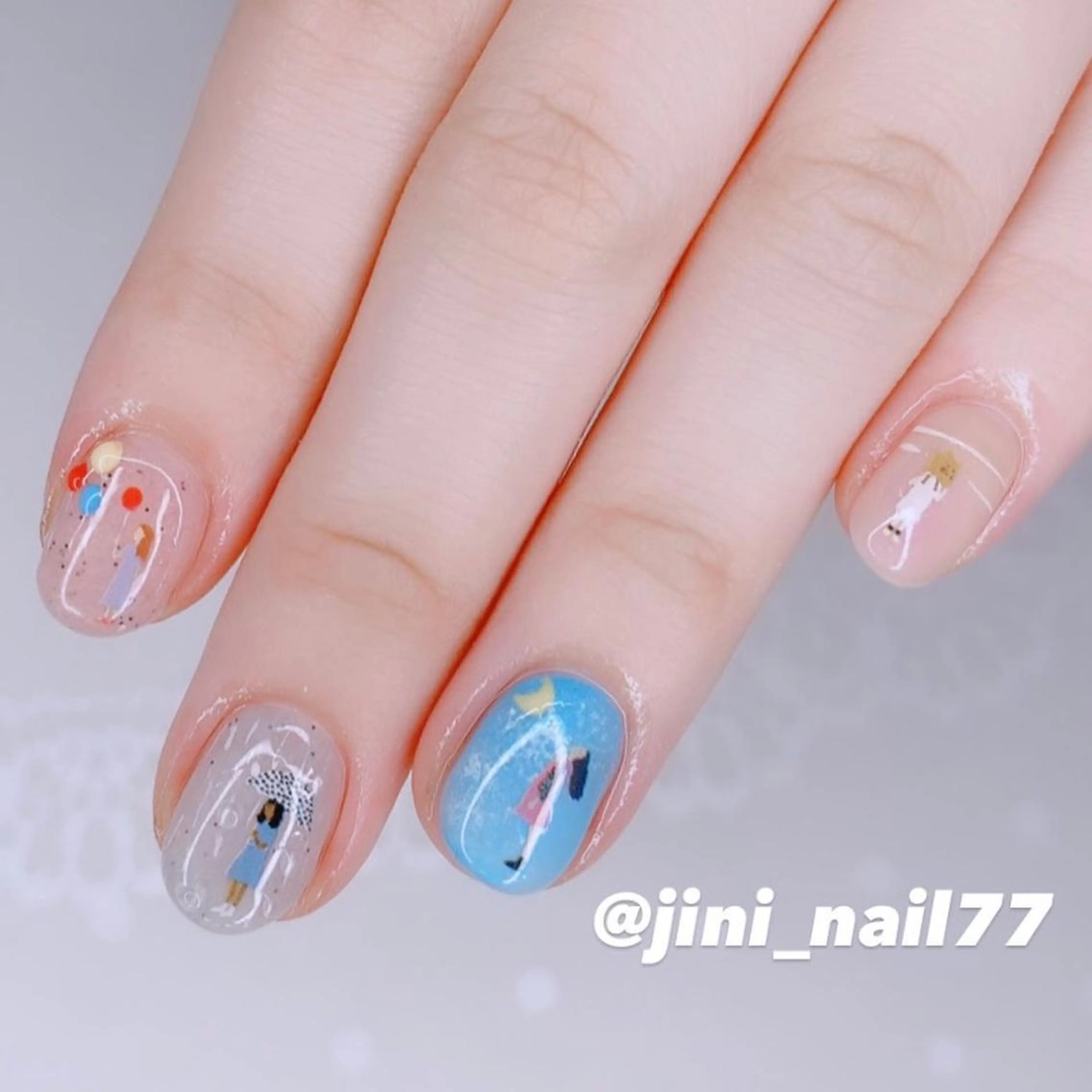 ネイル ハンドネイル JINI NAIL所属・ジニ ネイルのネイルデザイン