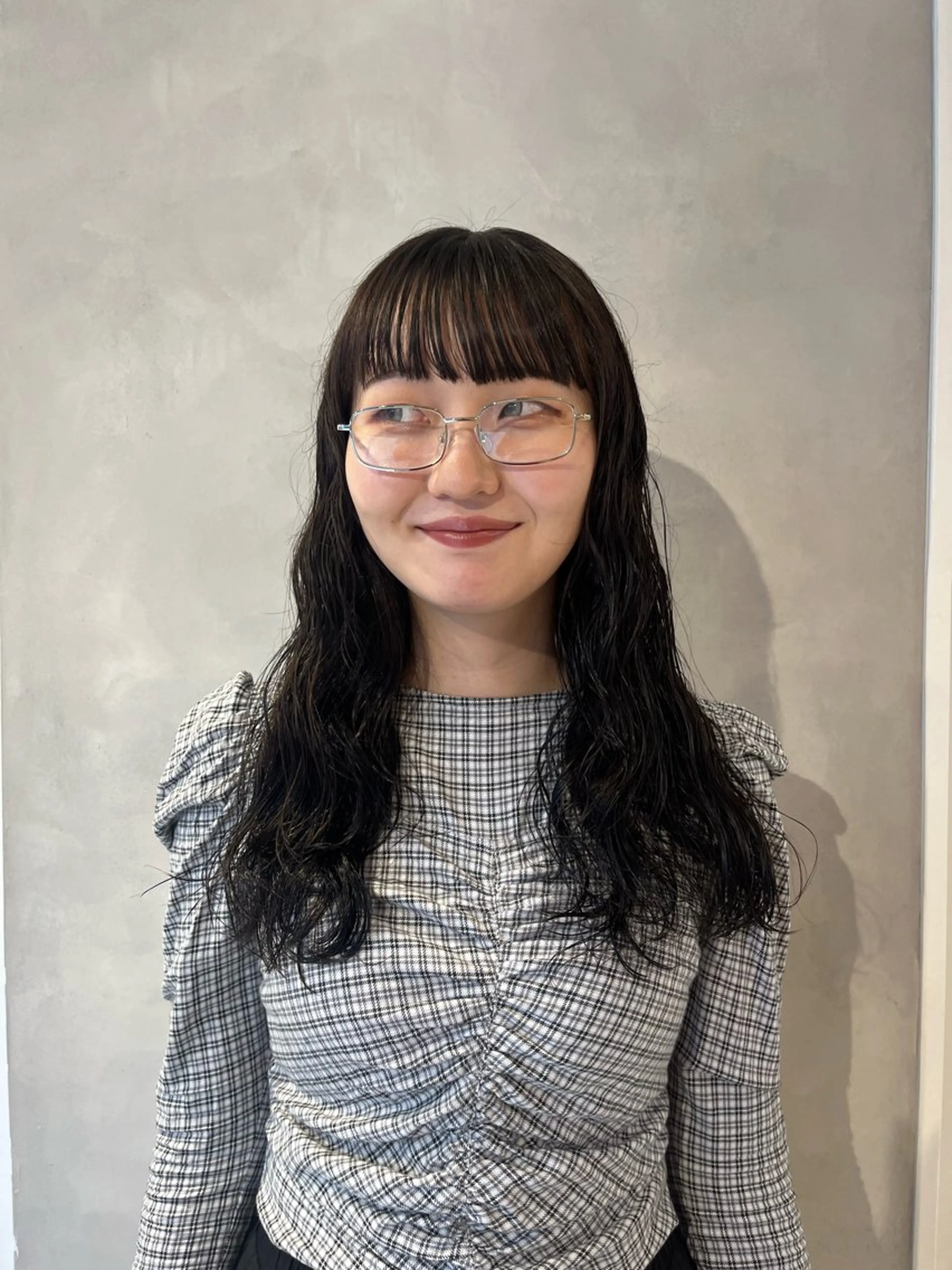 ロング カラー パーマ カット パーマ トリートメント ボブ/ベージュ/ パーマ🪿近森ゆいのヘアスタイル