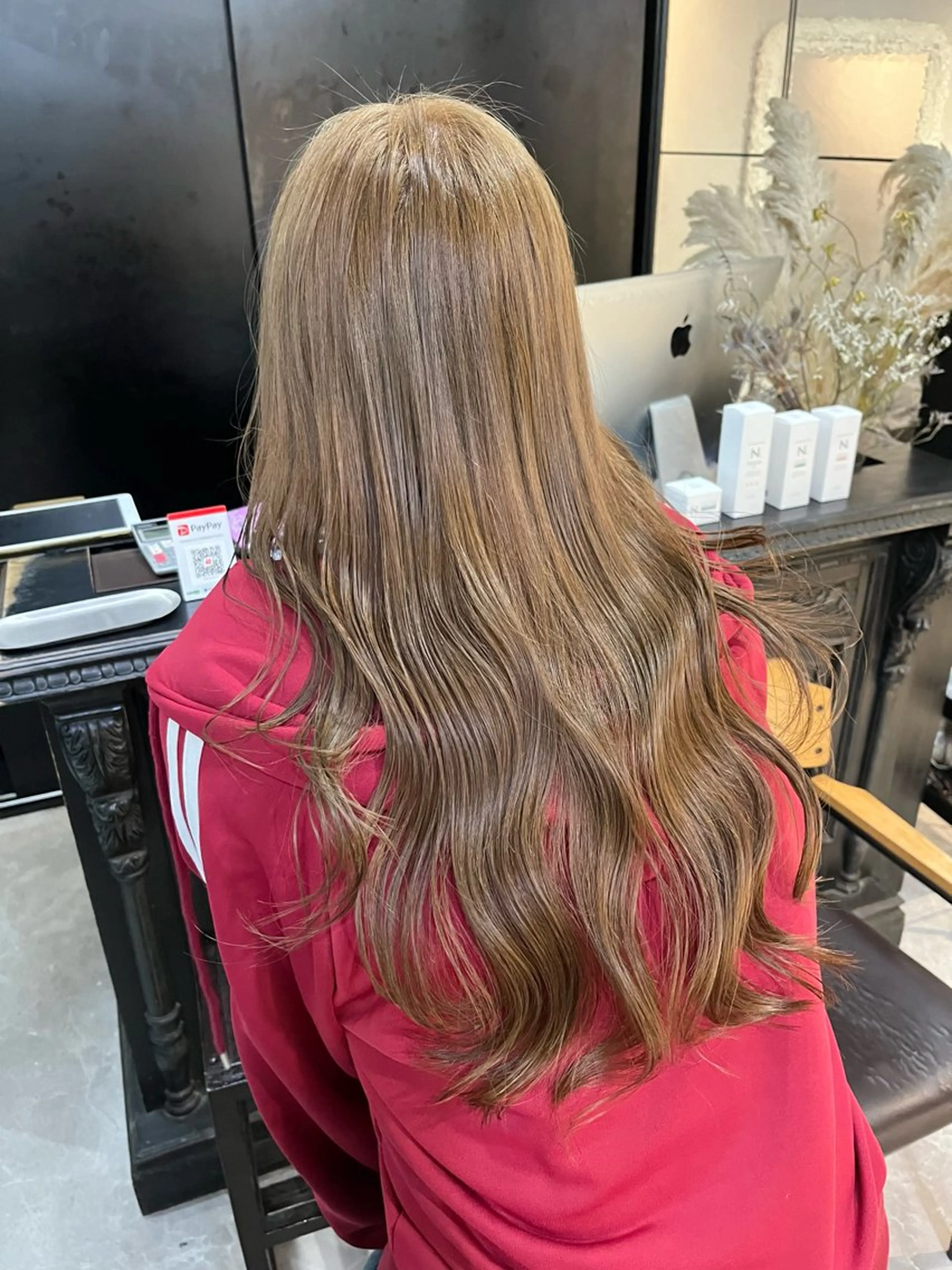 ロング ヘアカラー トリートメント 🤍透明感カラー ソメヤナナ 🤍のヘアスタイル