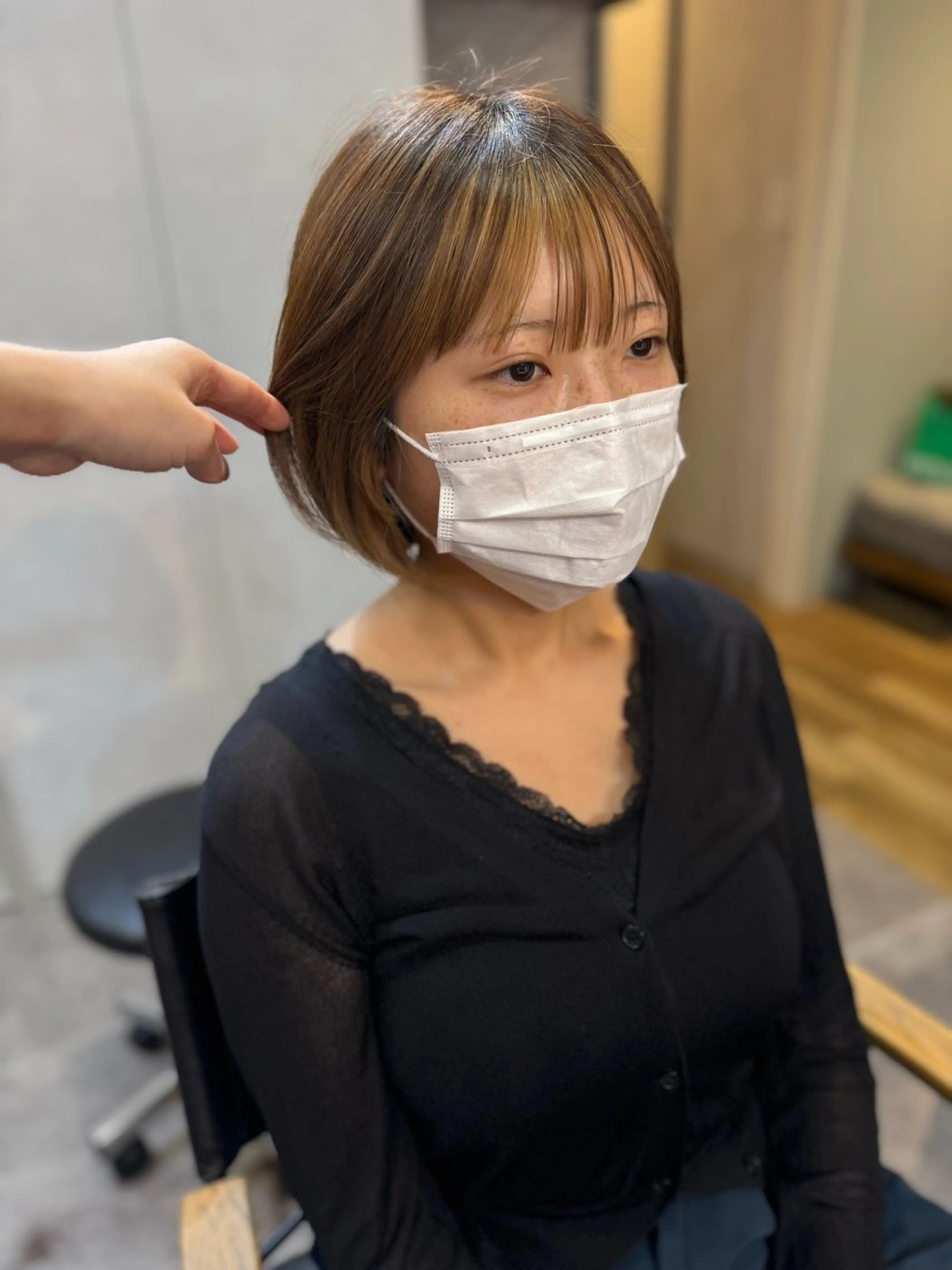 ミディアム 髪質改善 似合わせカット 縮毛矯正 トリートメント 吉祥寺プルエクステ 🌟hiraiのヘアスタイル