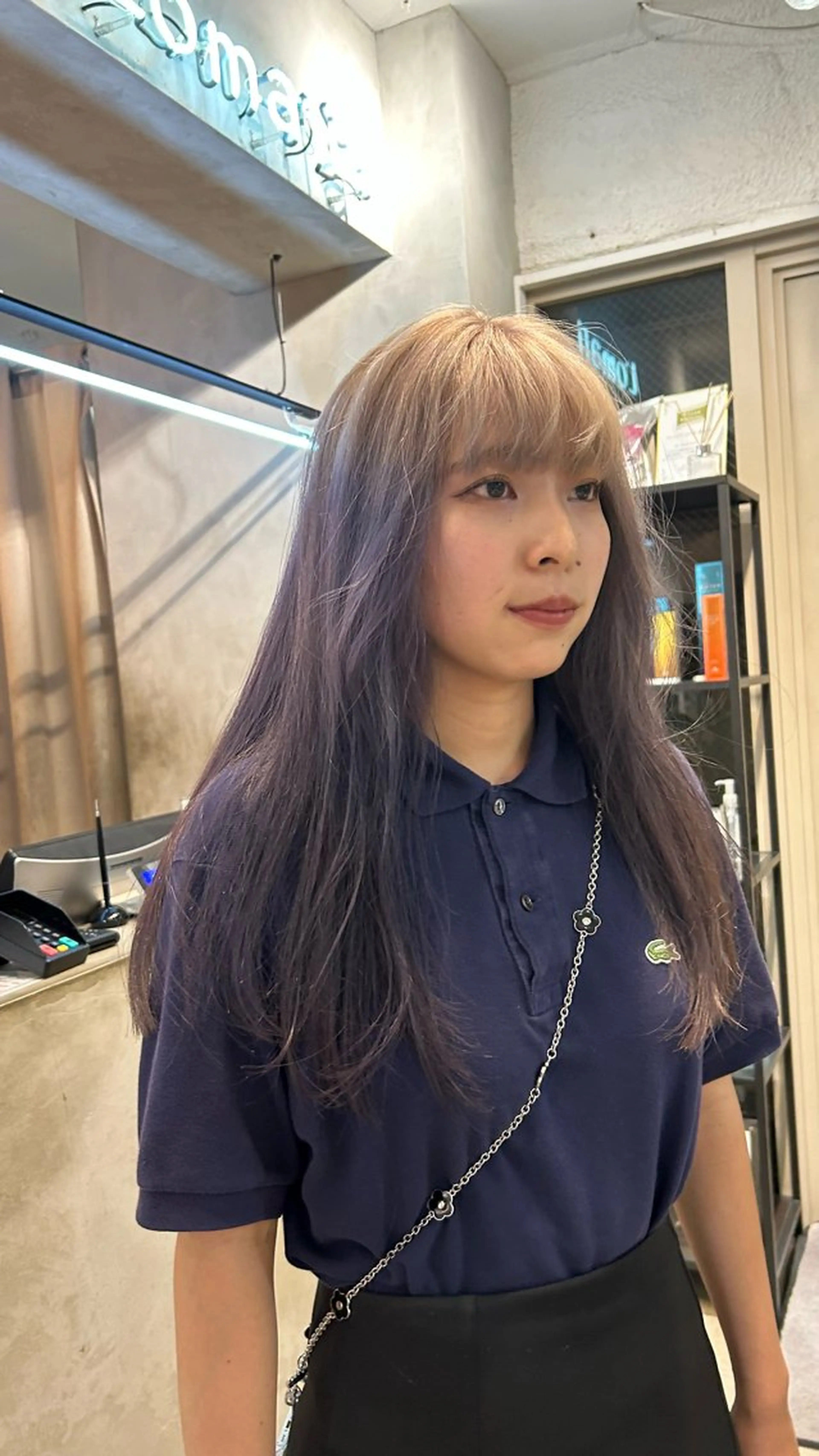 ロング カラー ヘアカラー じゅわっと暖色カラー 🍊Moemiのヘアスタイル