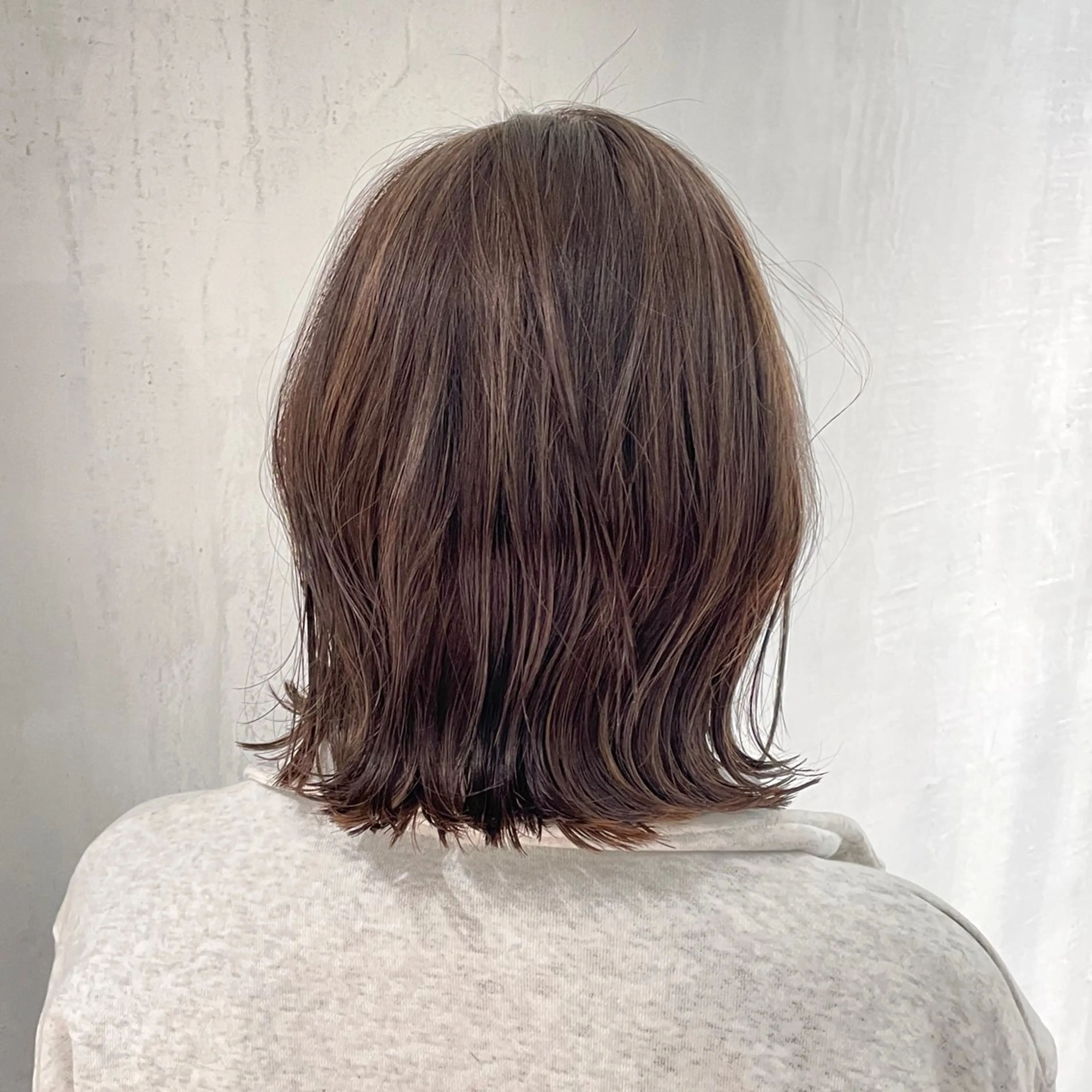 ミディアム カラー ヘアカラー トリートメント DX SHARE SALON所属・matka白髪ぼかし 大人ヘア/KEIKOのヘアスタイル