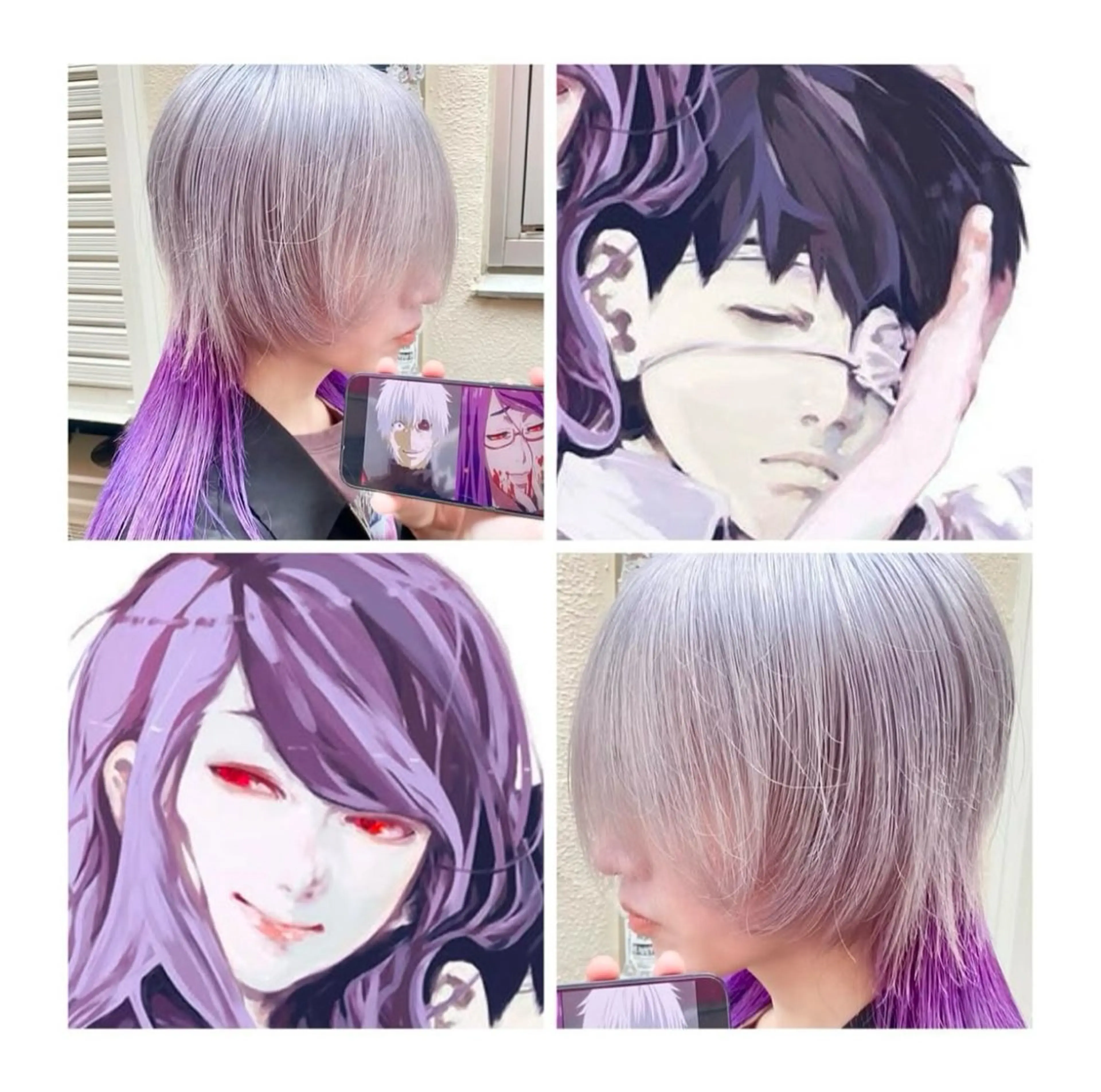 ショート カラー ブリーチ ヘアカラー GARU-ガル-所属・TSUNO🦖 派手髪/オタク美容師のヘアスタイル