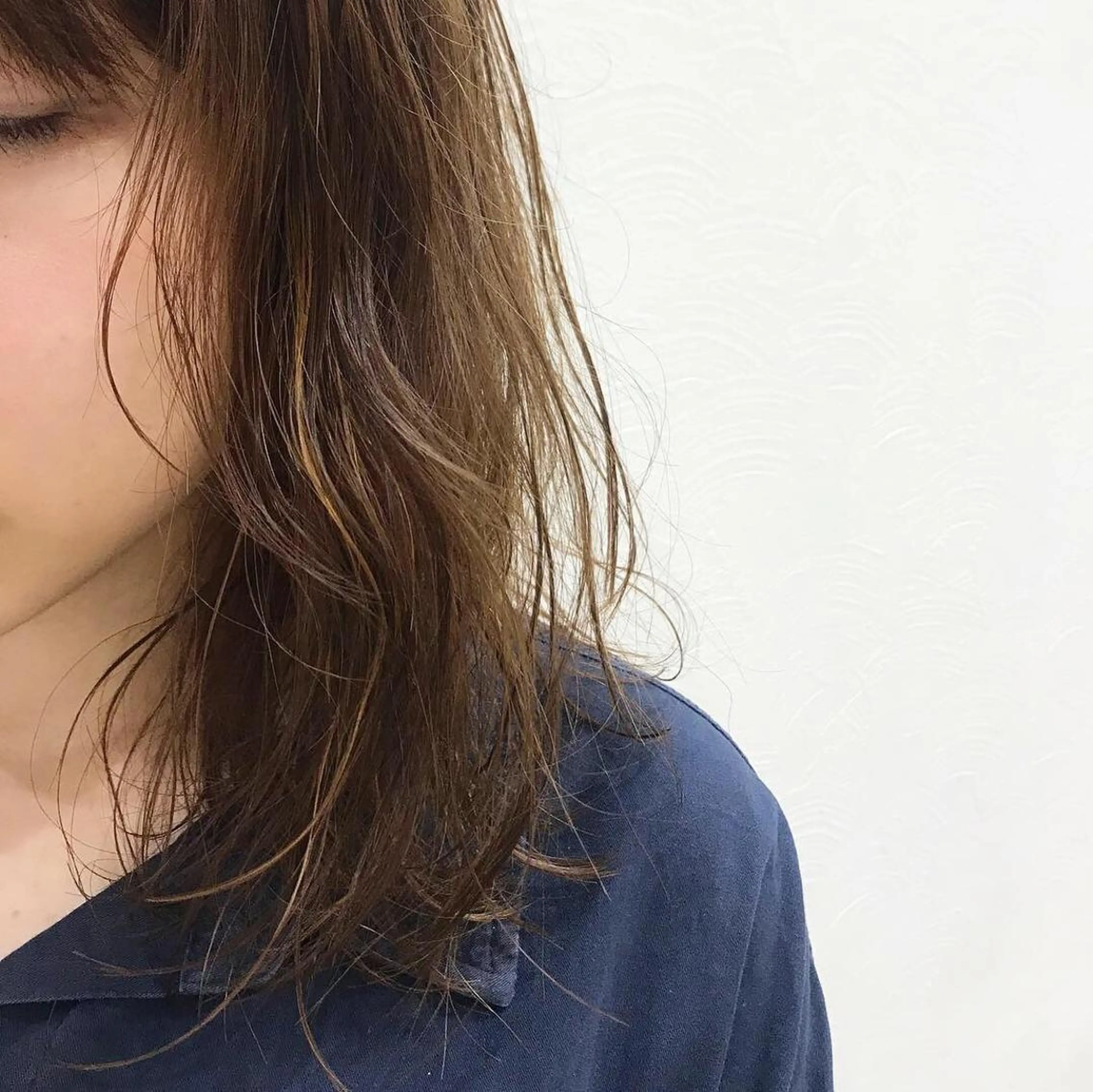 ミディアム パーマ stylist/蛯谷 珠里のヘアスタイル