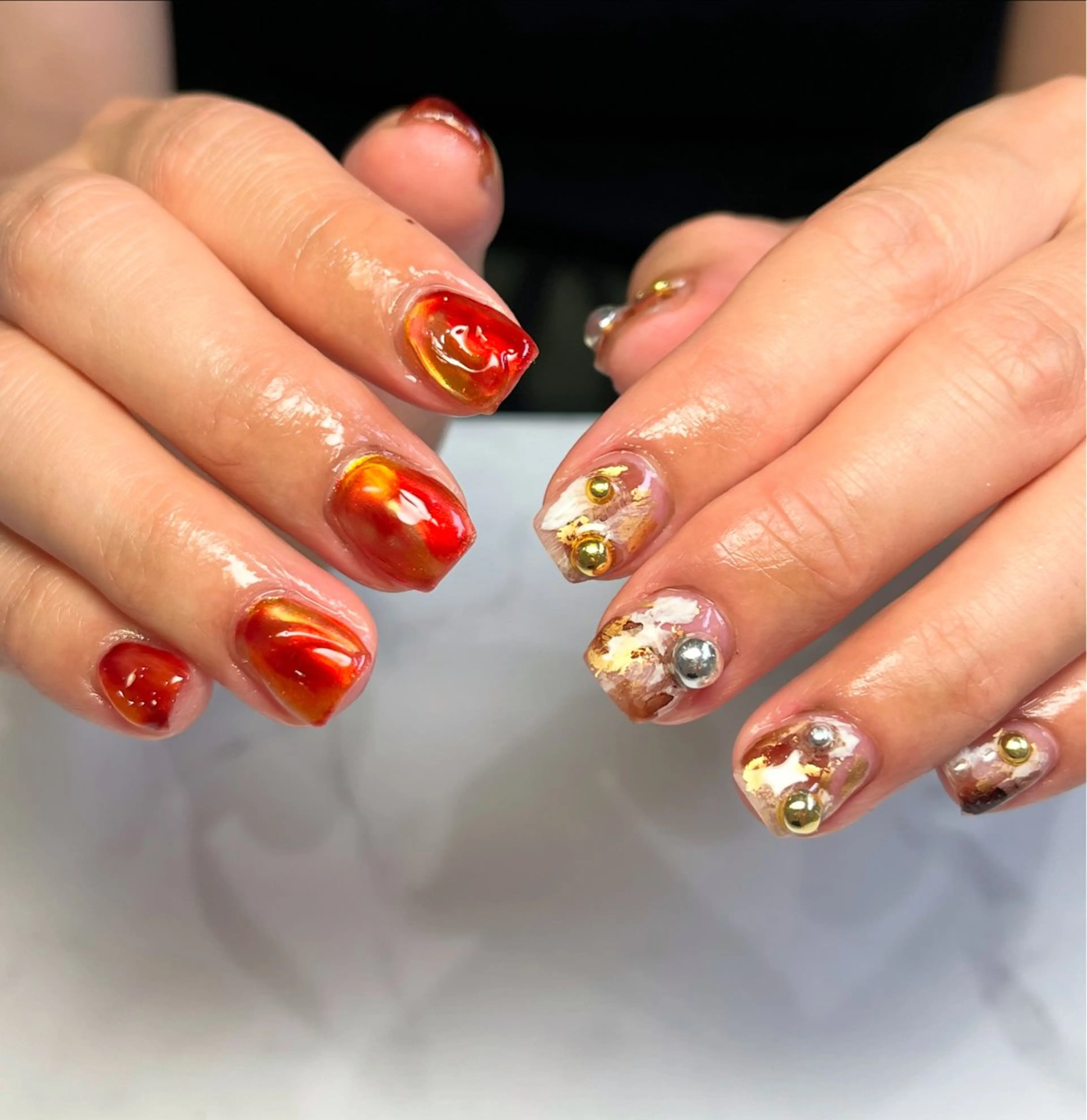 ネイル ハンドネイル lemon nailレモンネイルのネイルデザイン