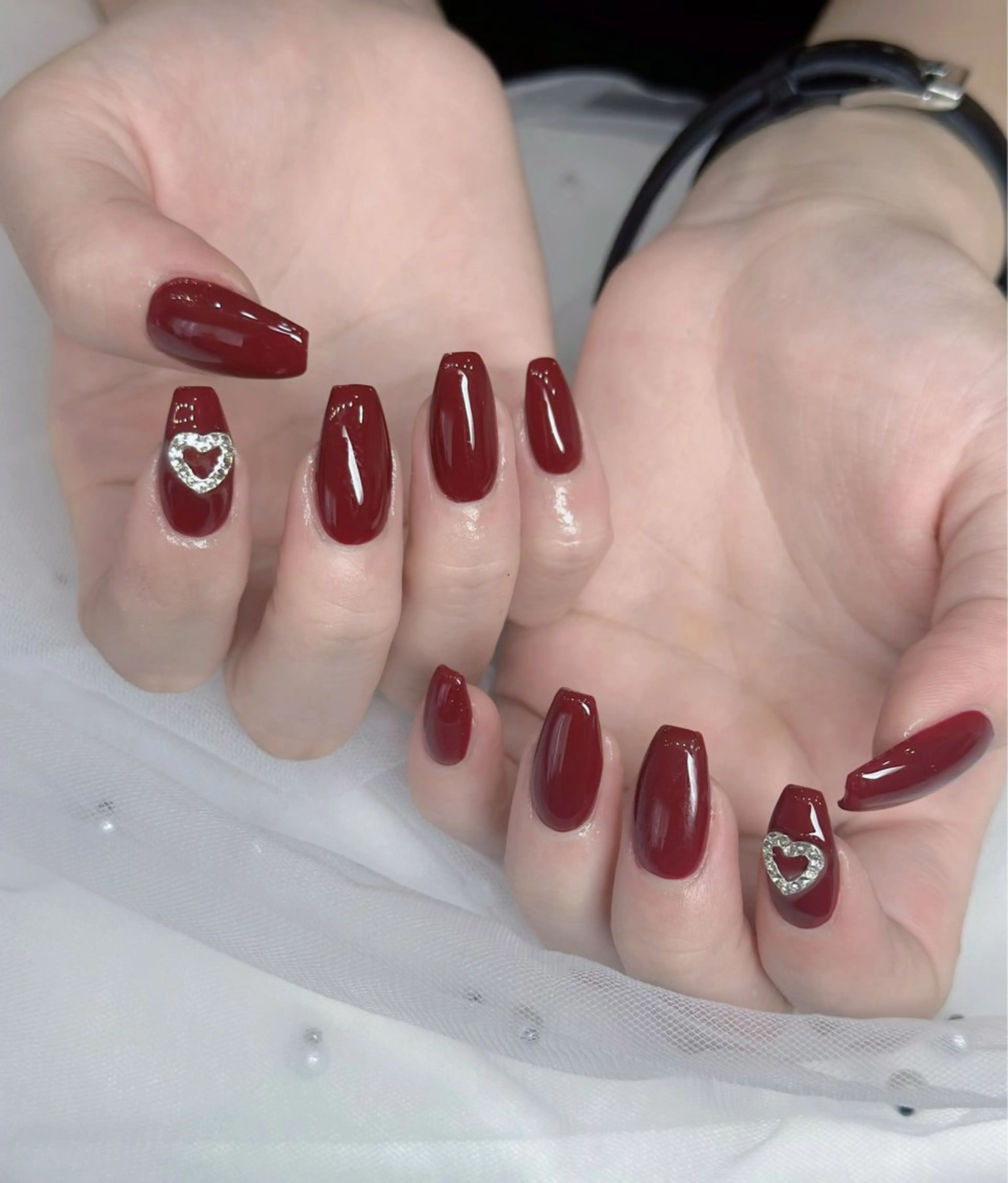 ネイル フットネイル フレンチネイル グラデーション キラキラネイル マグネットネイル Lina nailのネイルデザイン