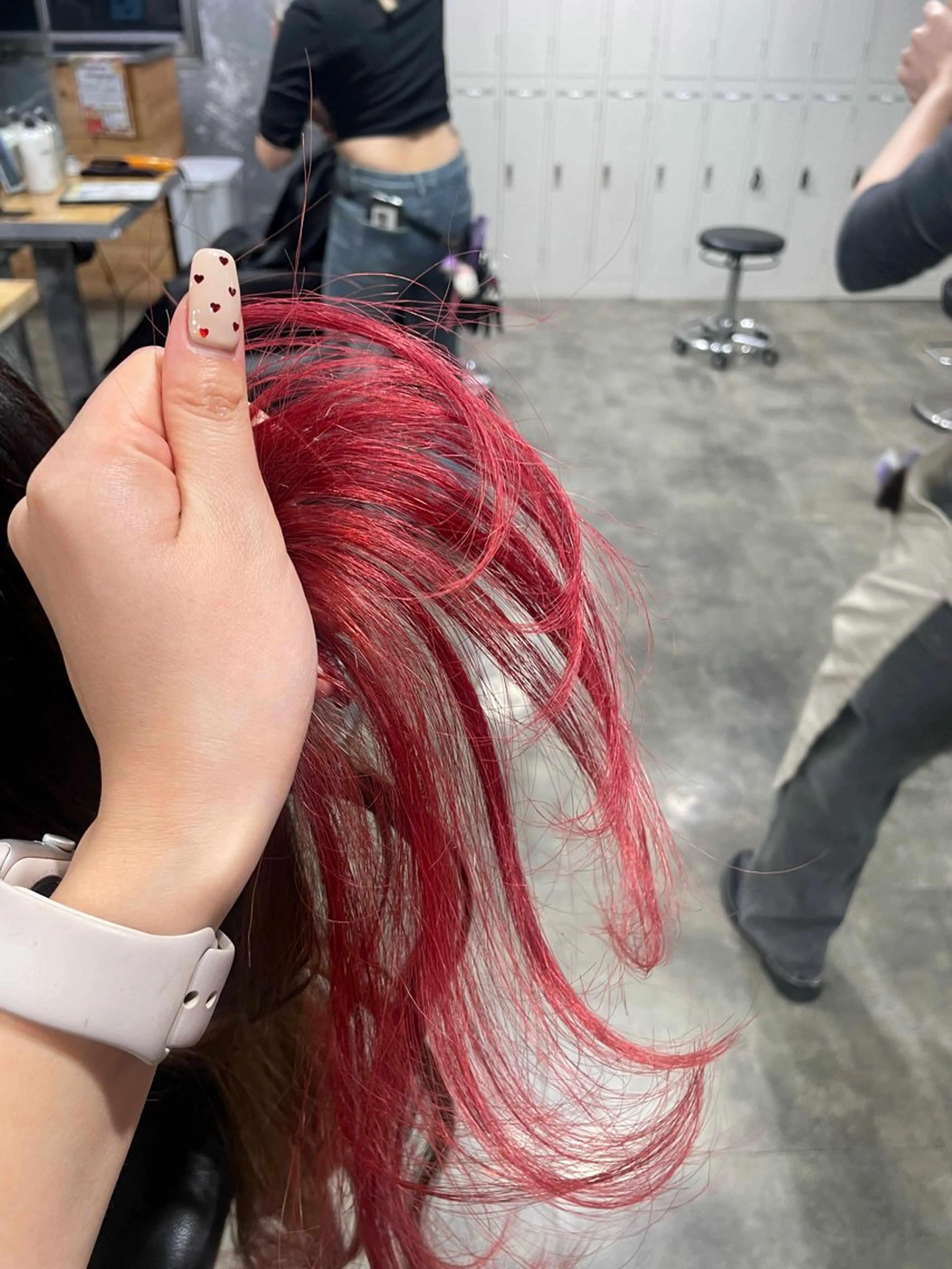 ロング カラー ヘアカラー ハイトーン 横浜💞ミオのヘアスタイル