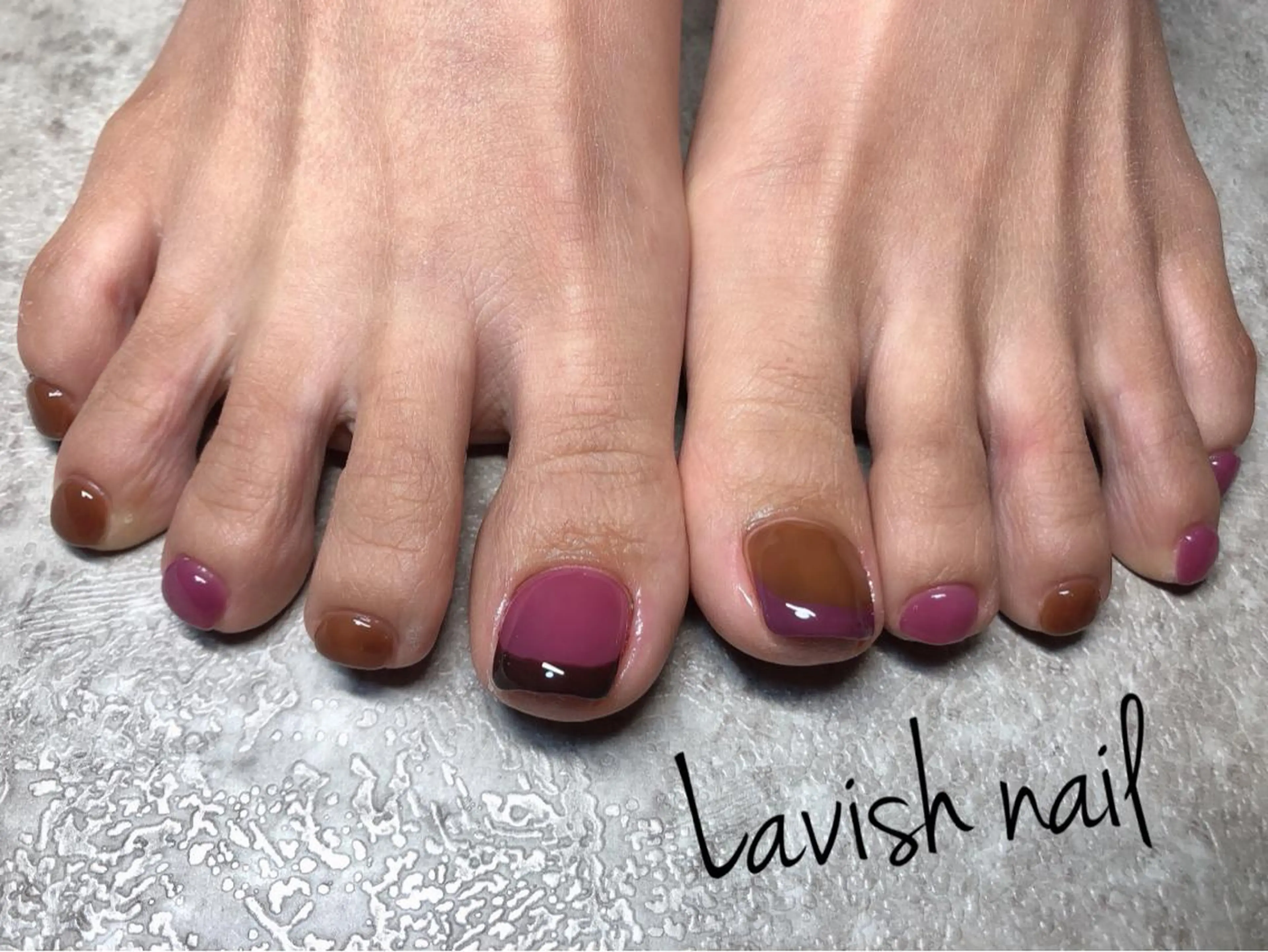 ネイル フットネイル Lavish nailのネイルデザイン