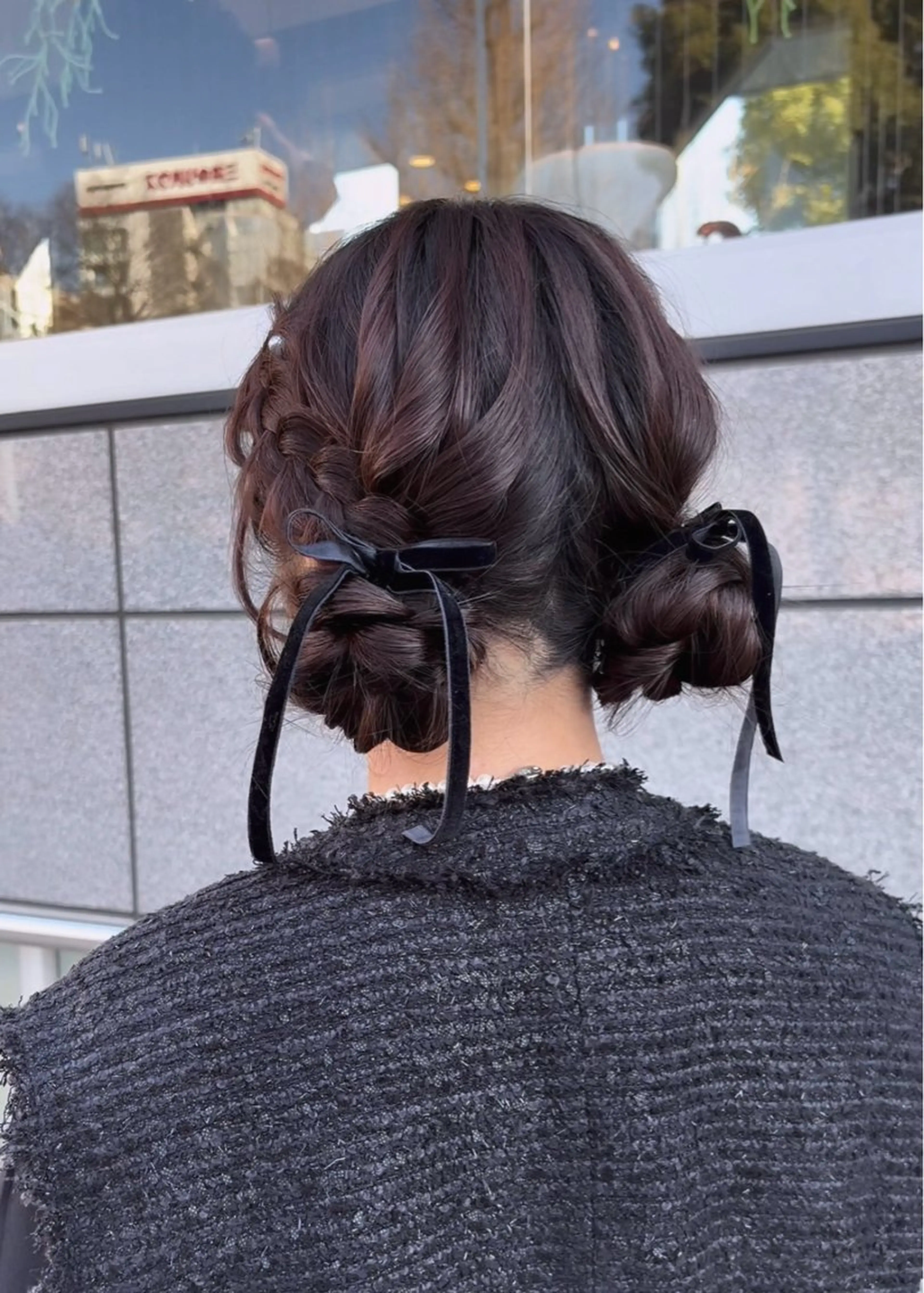 セミロング ヘアセット セット/着付け/上野 /カラー/🦋シオリのヘアスタイル