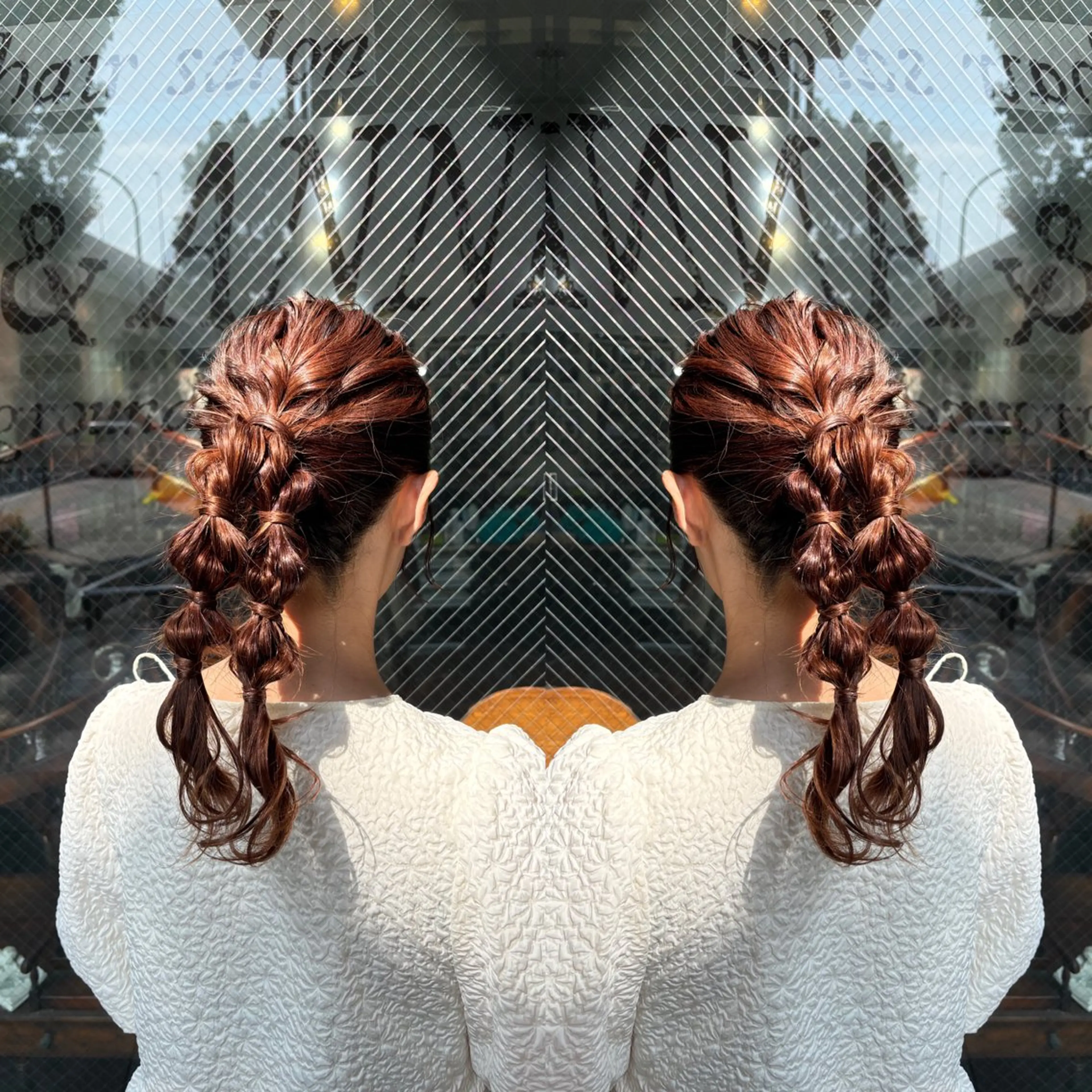 ヘアアレンジ ☻モエカ/ハイトーン アレンジ☻のヘアスタイル