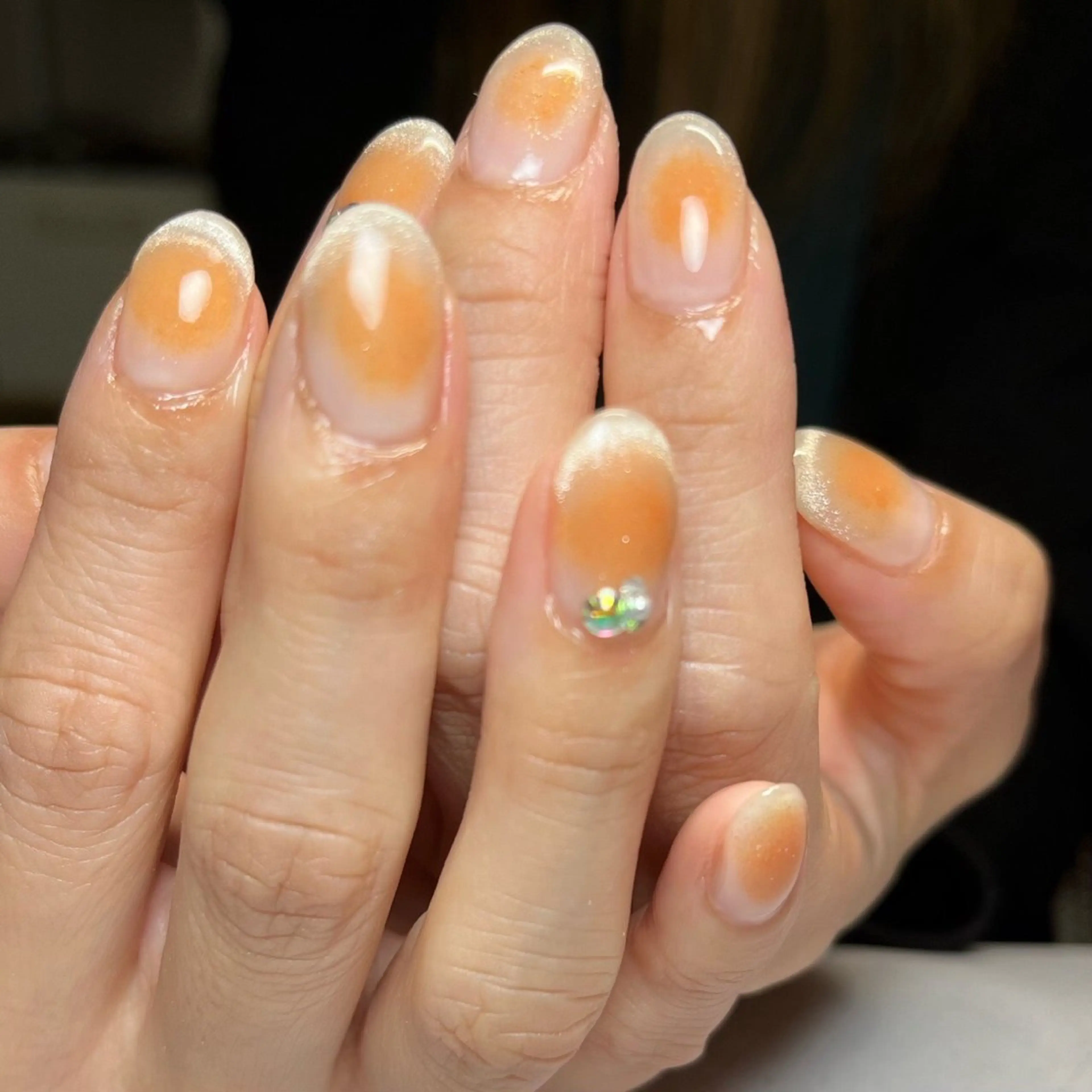 ネイル フレンチネイル マグネットネイル マグネットフレンチ 持ち込み ♛ Meliaのネイルデザイン