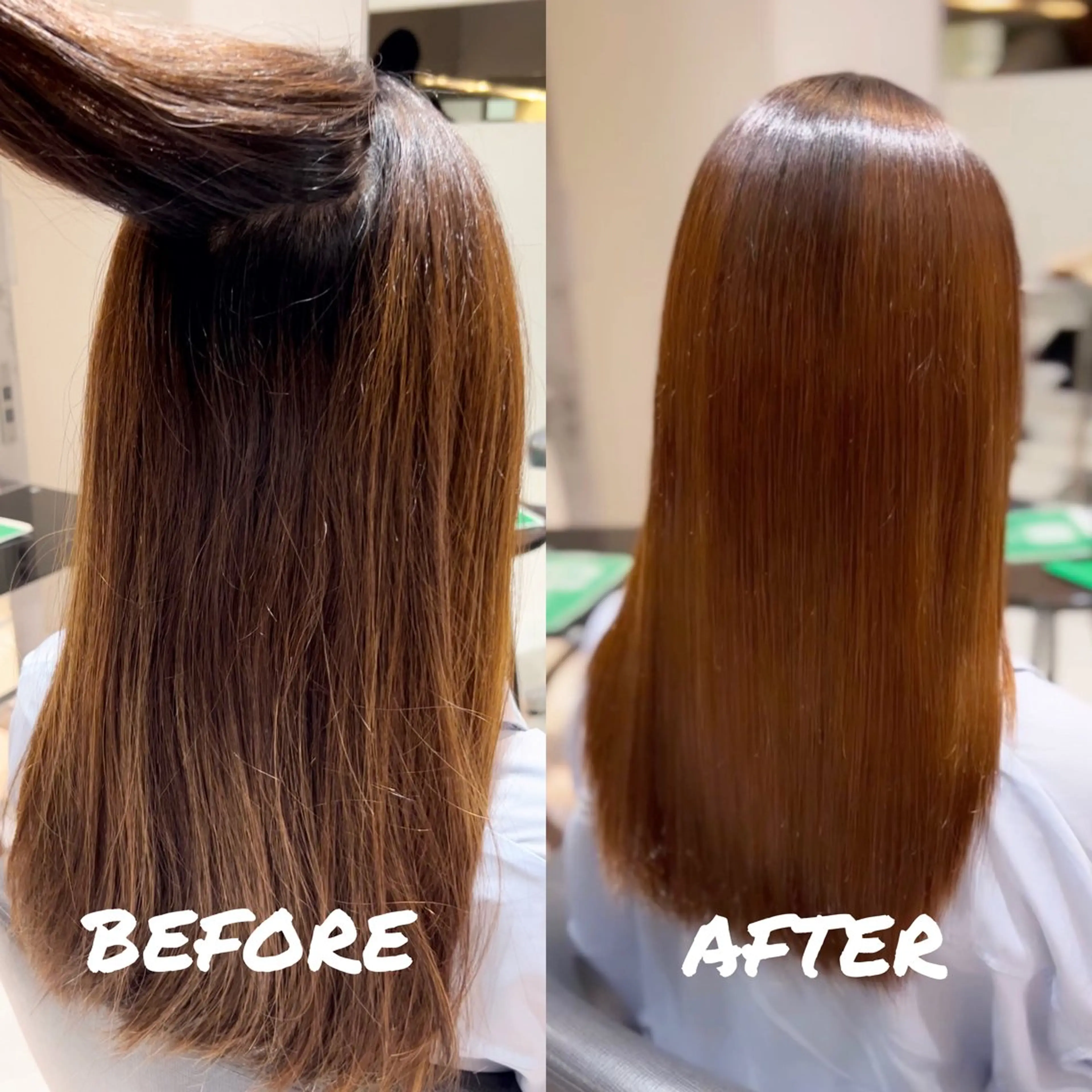 セミロング パーマ セミロングパーマ アッシュ 髪質改善 トリートメント 酸性ストレート 👑松山ストレート/ メンズヘア/龍仁👑のヘアスタイル