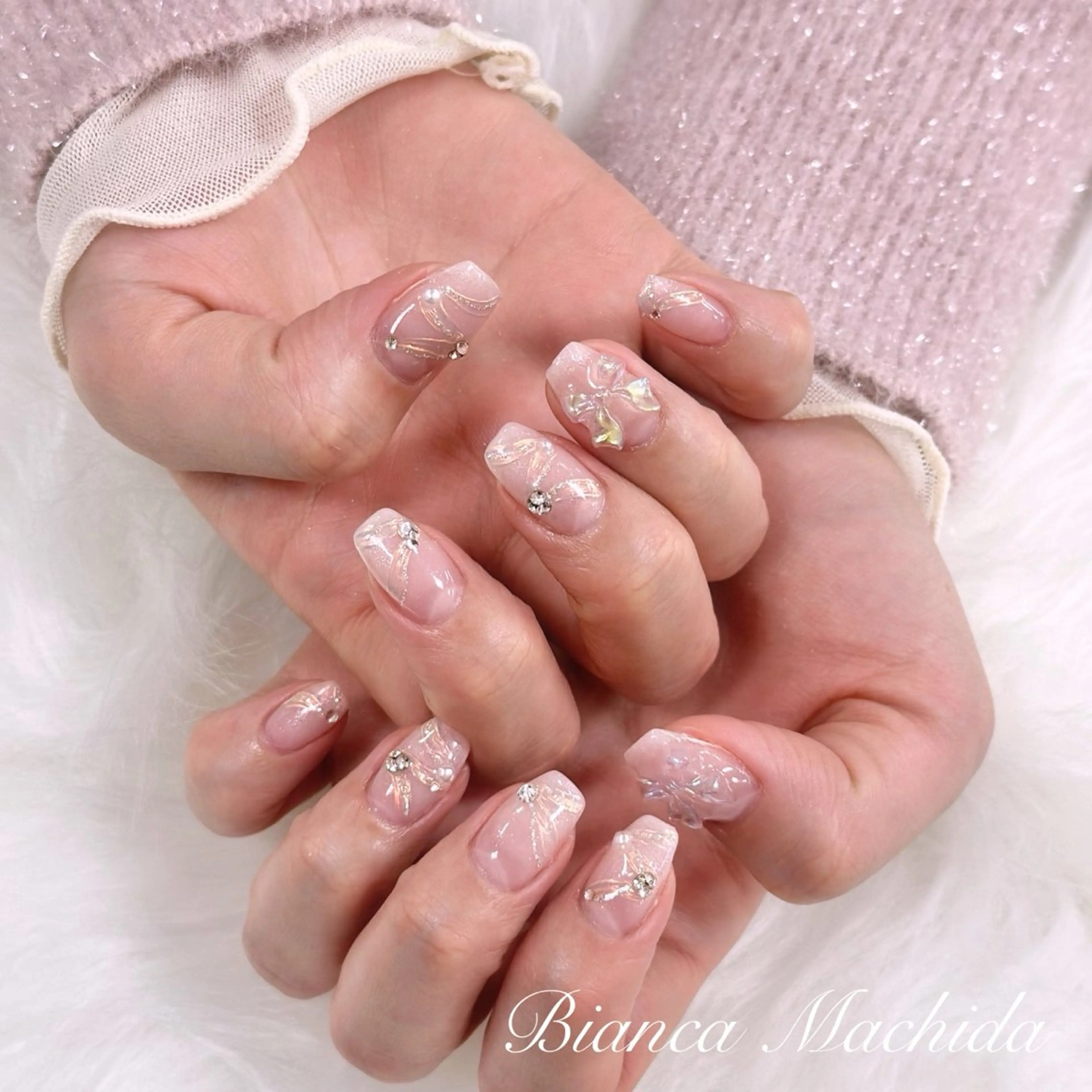 ネイル ハンドネイル Bianca👼🏻 OIKAWAのネイルデザイン