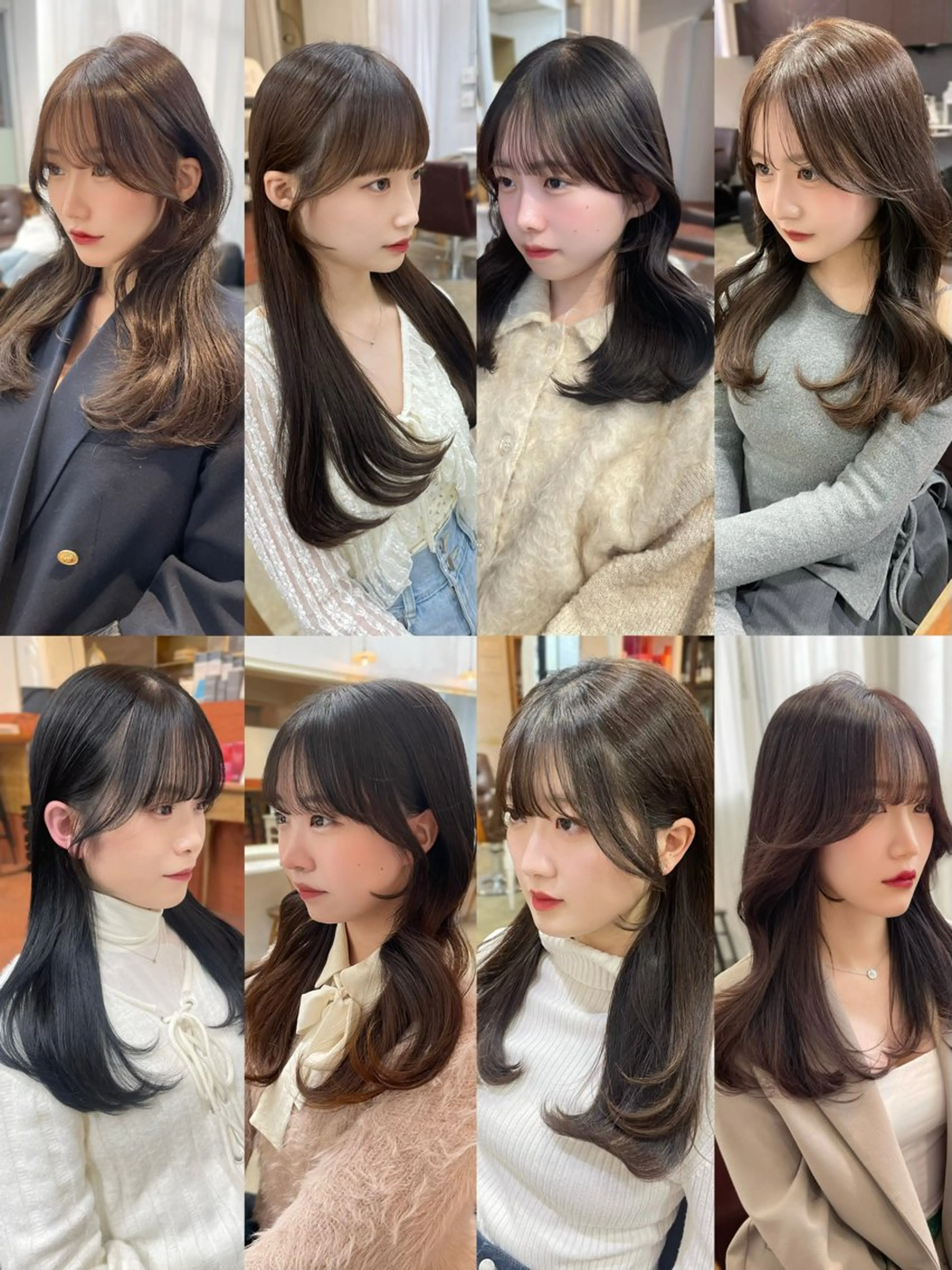 セミロング カット レイヤーカット/ 縮毛矯正/ミサキ💐のヘアスタイル