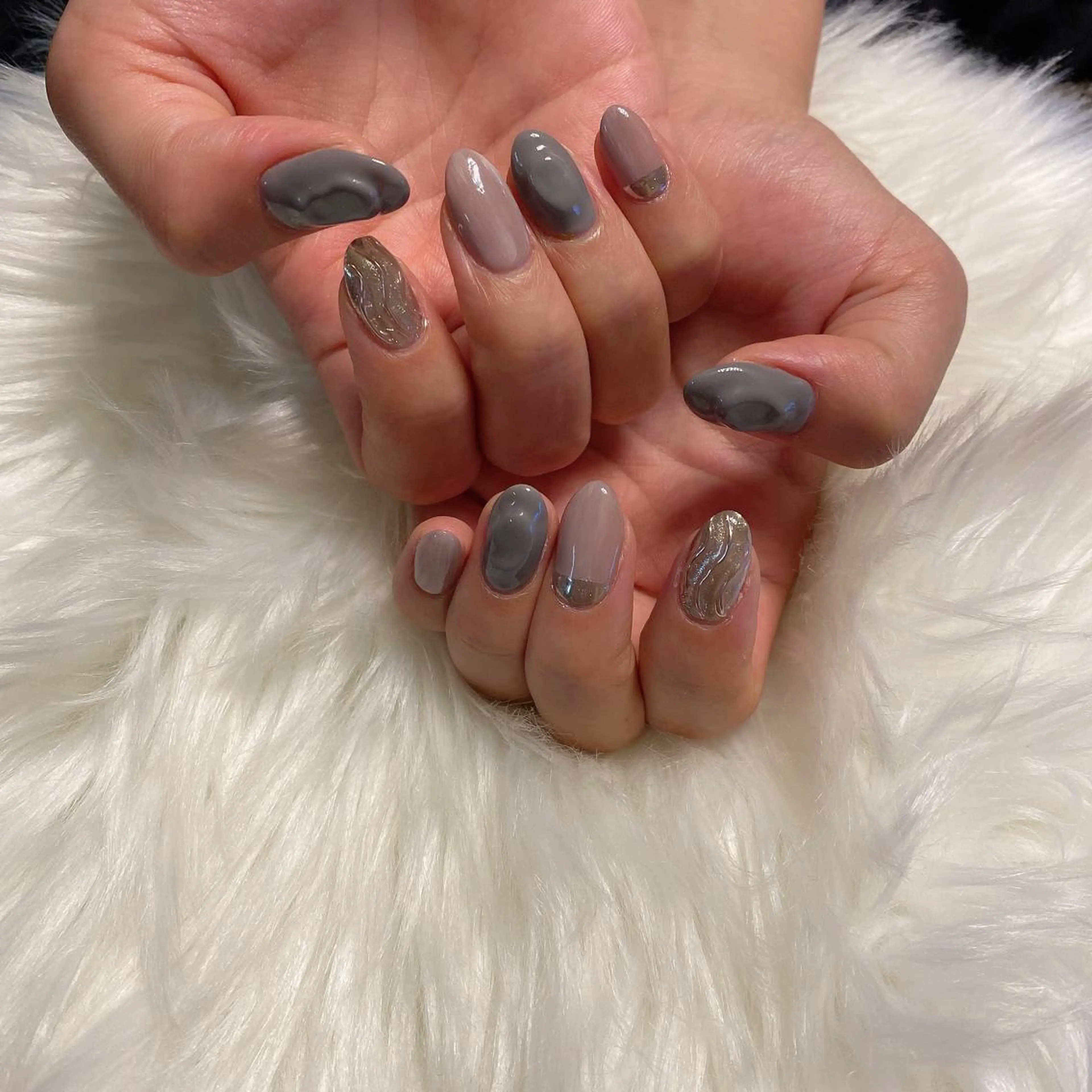 ネイル ハンドネイル 西岡 杏のネイルデザイン