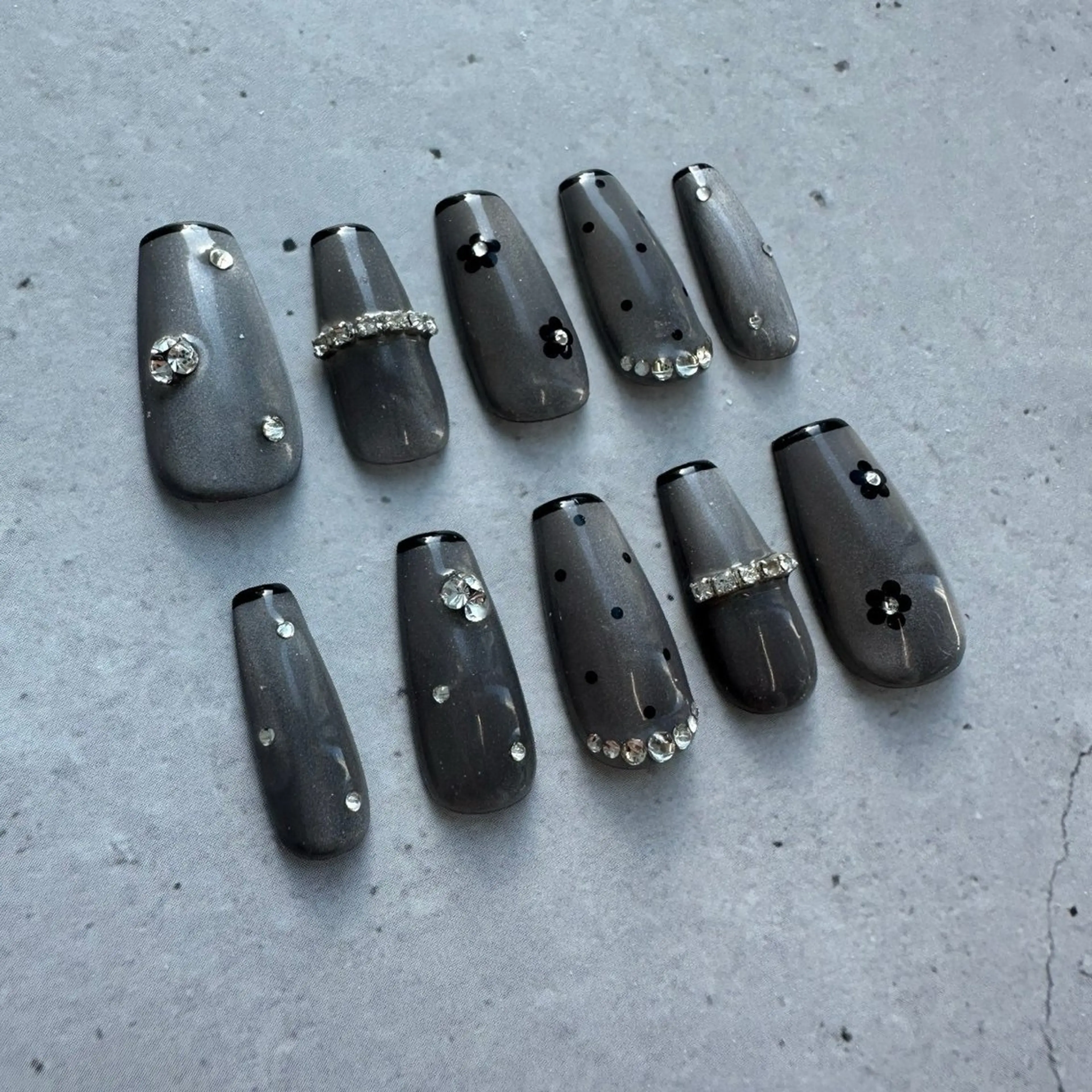 ネイル ⭐︎休業中の練習⭐︎ JNA認定講師髙橋のネイルデザイン