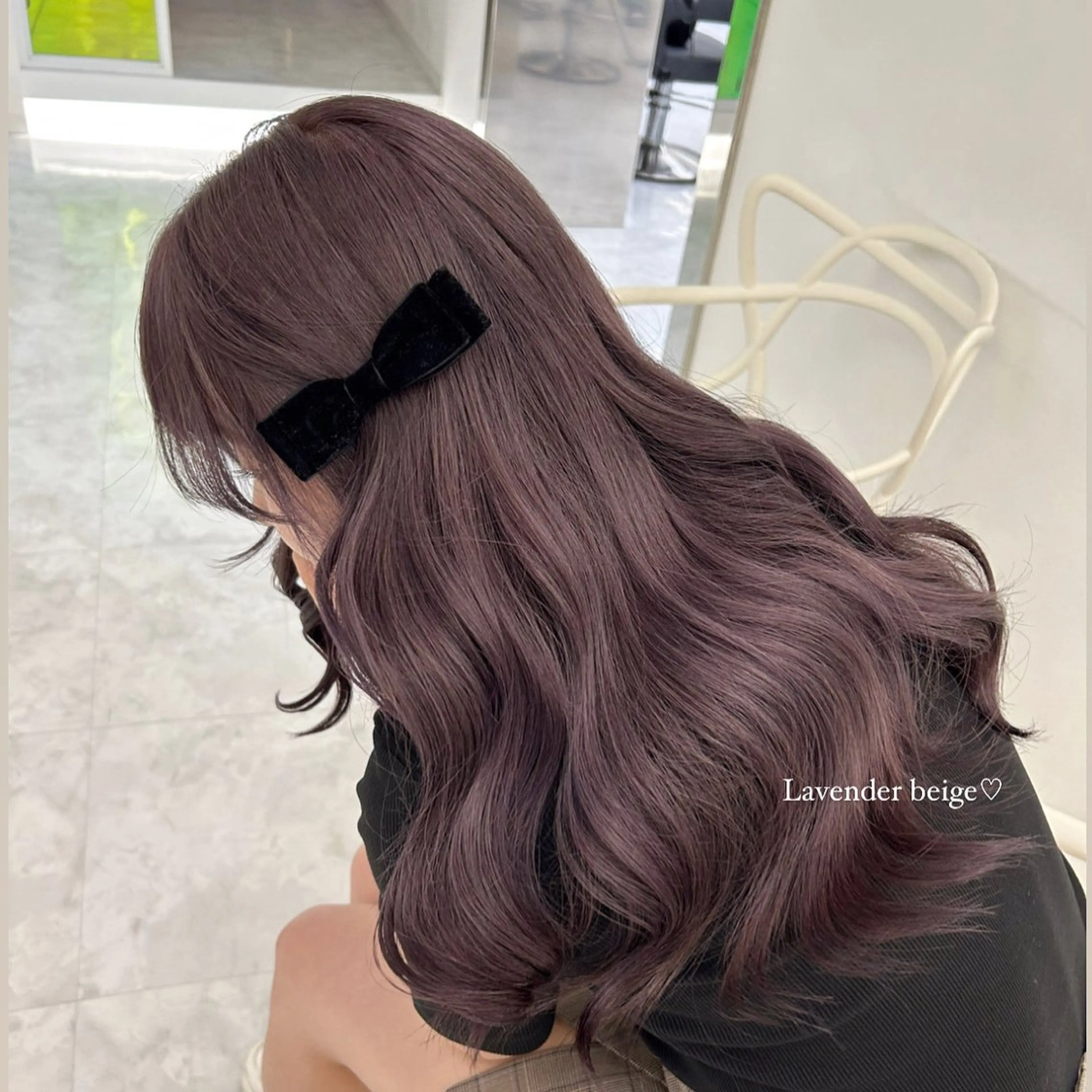 ロング 淡色ラベンダー♡ ニーナ🎀🦙のヘアスタイル