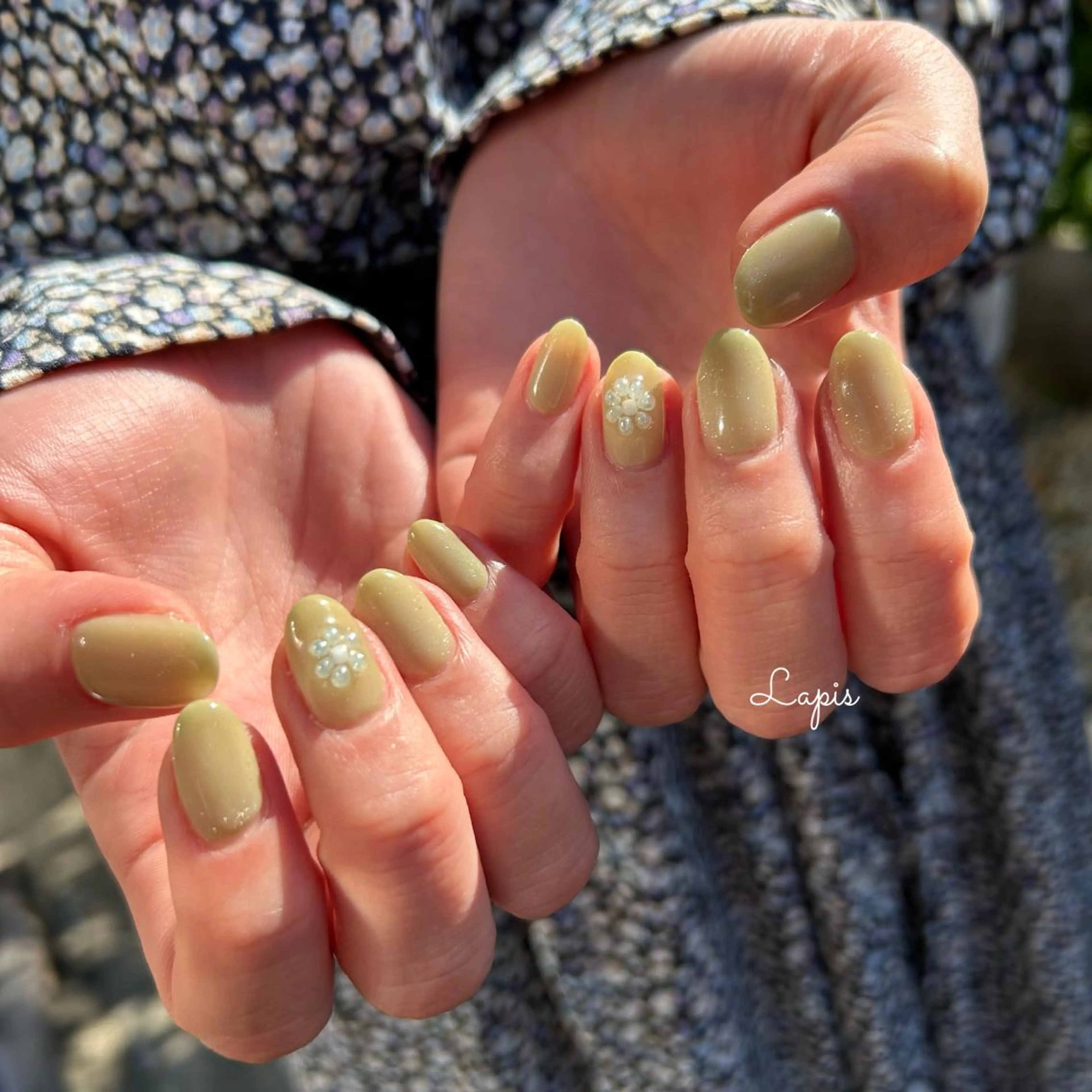 ネイル マグネットネイル ハンドネイル Lapis *のネイルデザイン