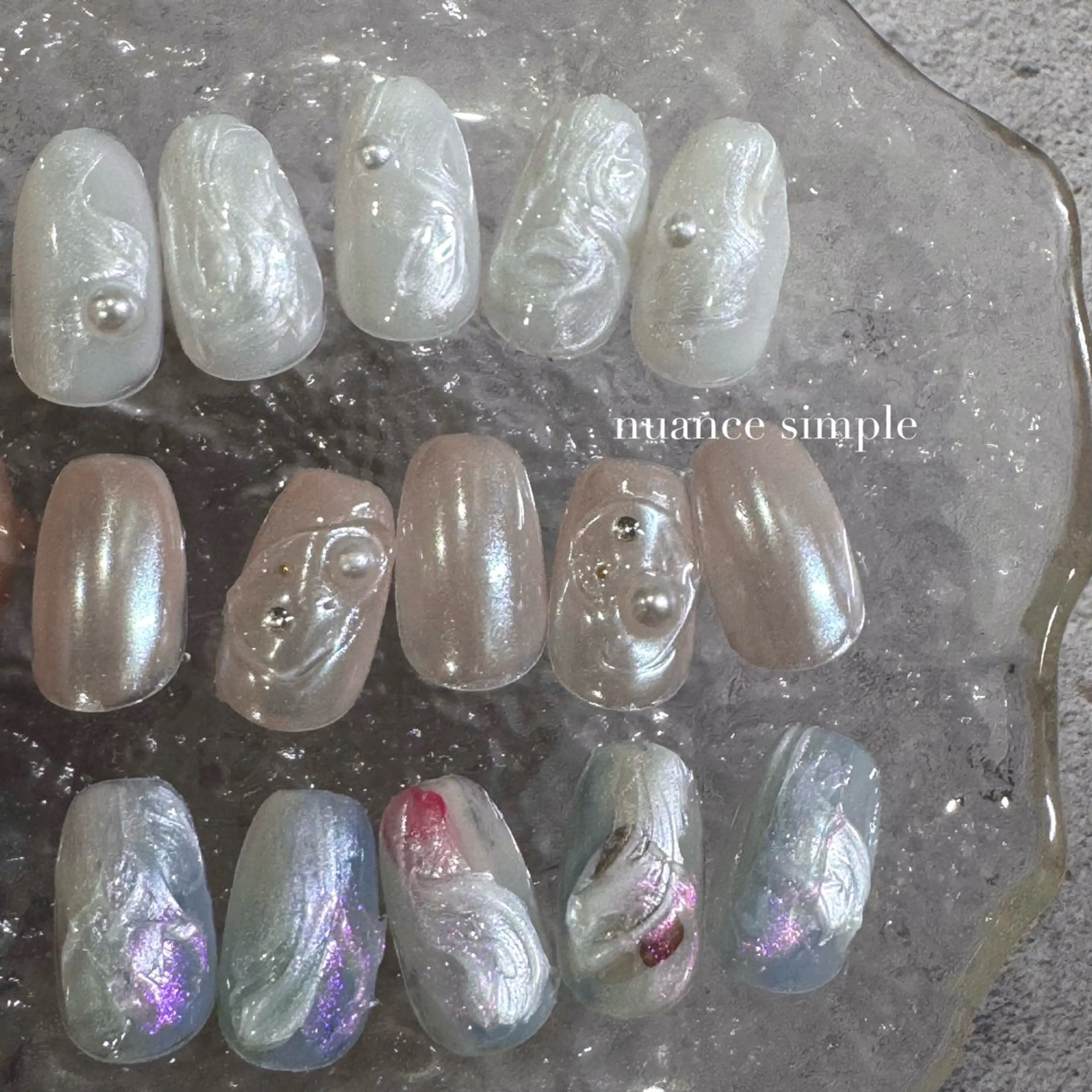 ネイル ニュアンスネイル ハンドネイル Tigris.所属・Tigris. sadamotoのネイルデザイン