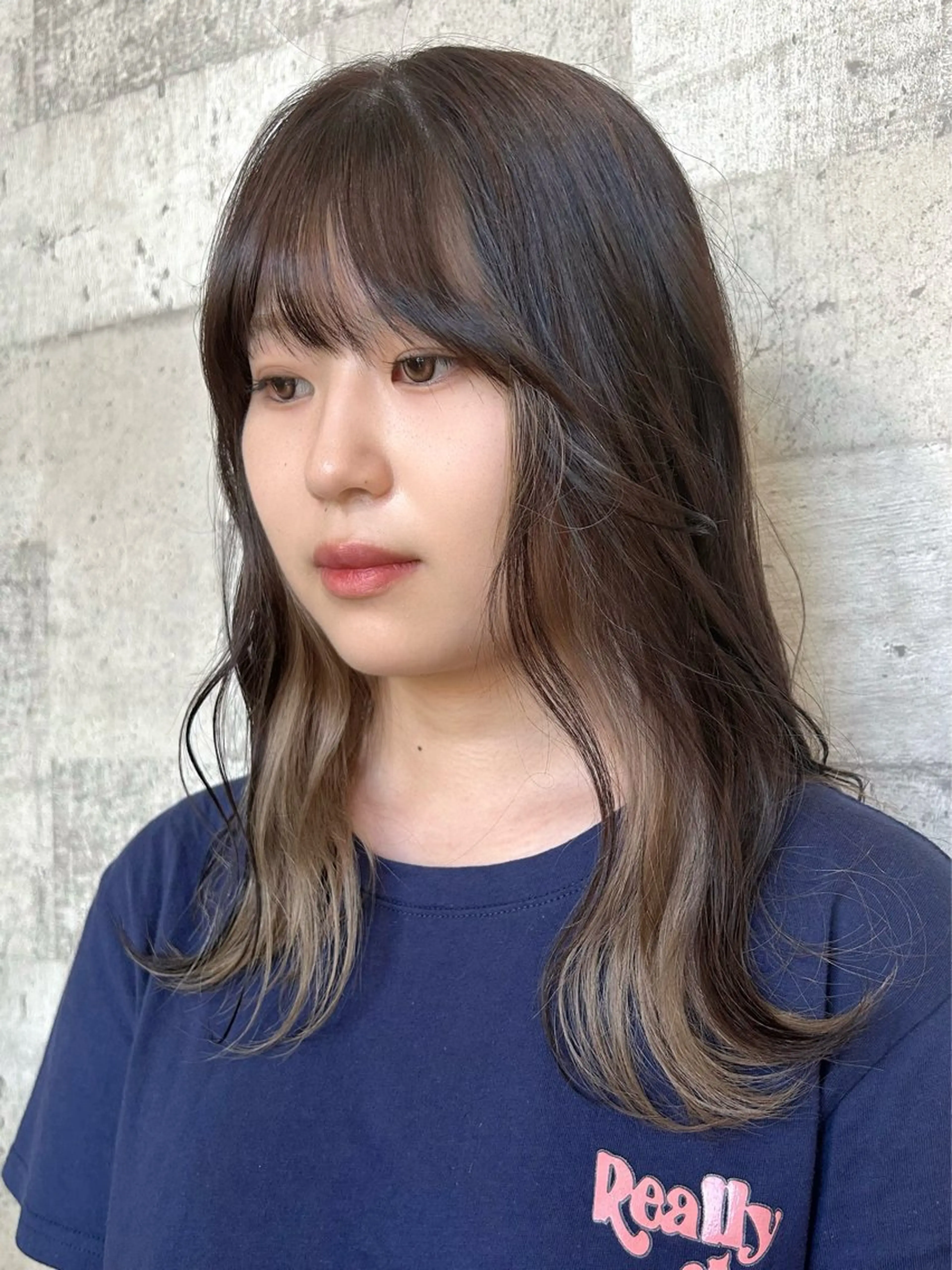 セミロング カラー 🍒中川葵久美🍒 メンズ/パーマのヘアスタイル