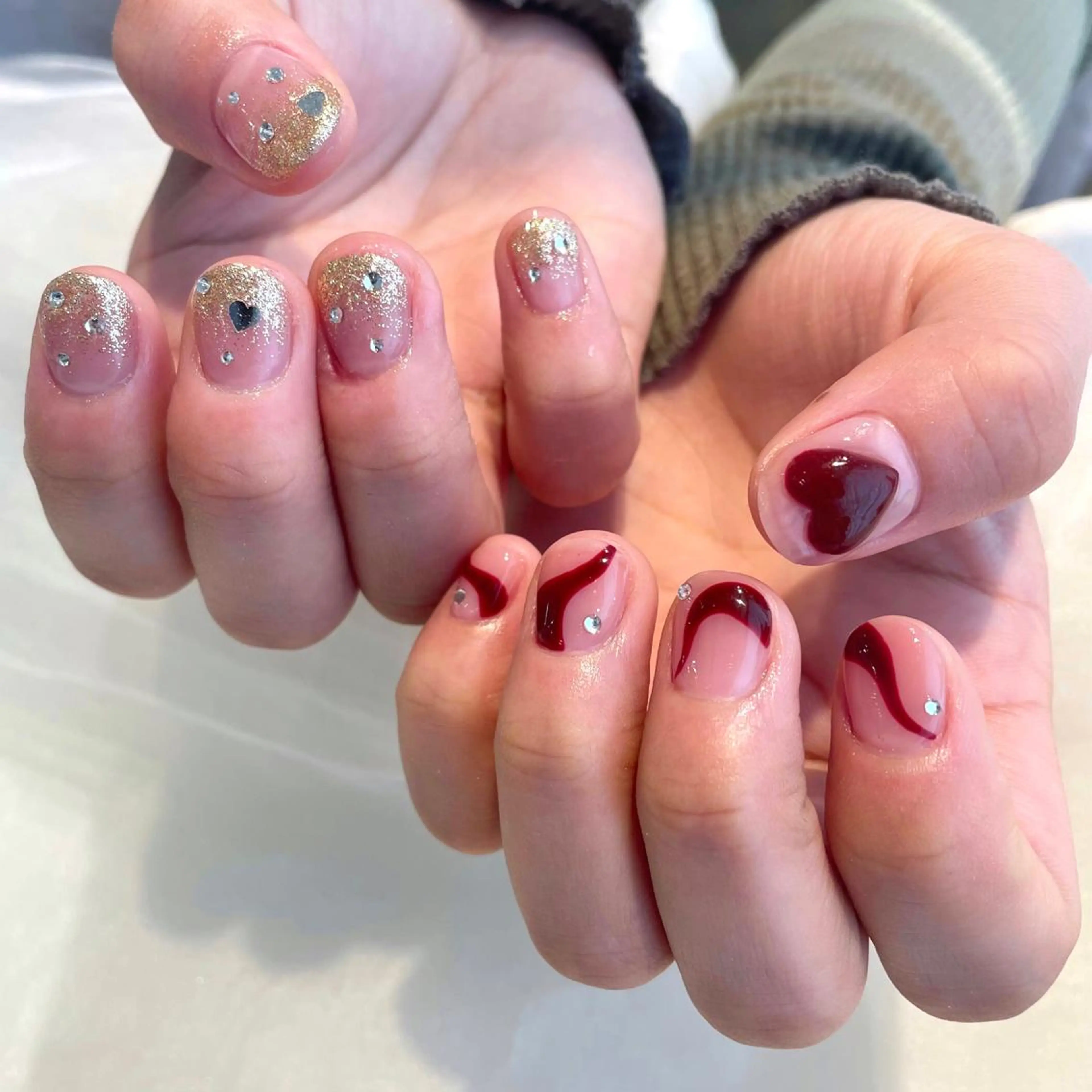 ネイル ハンドネイル 新井 ひなののネイルデザイン