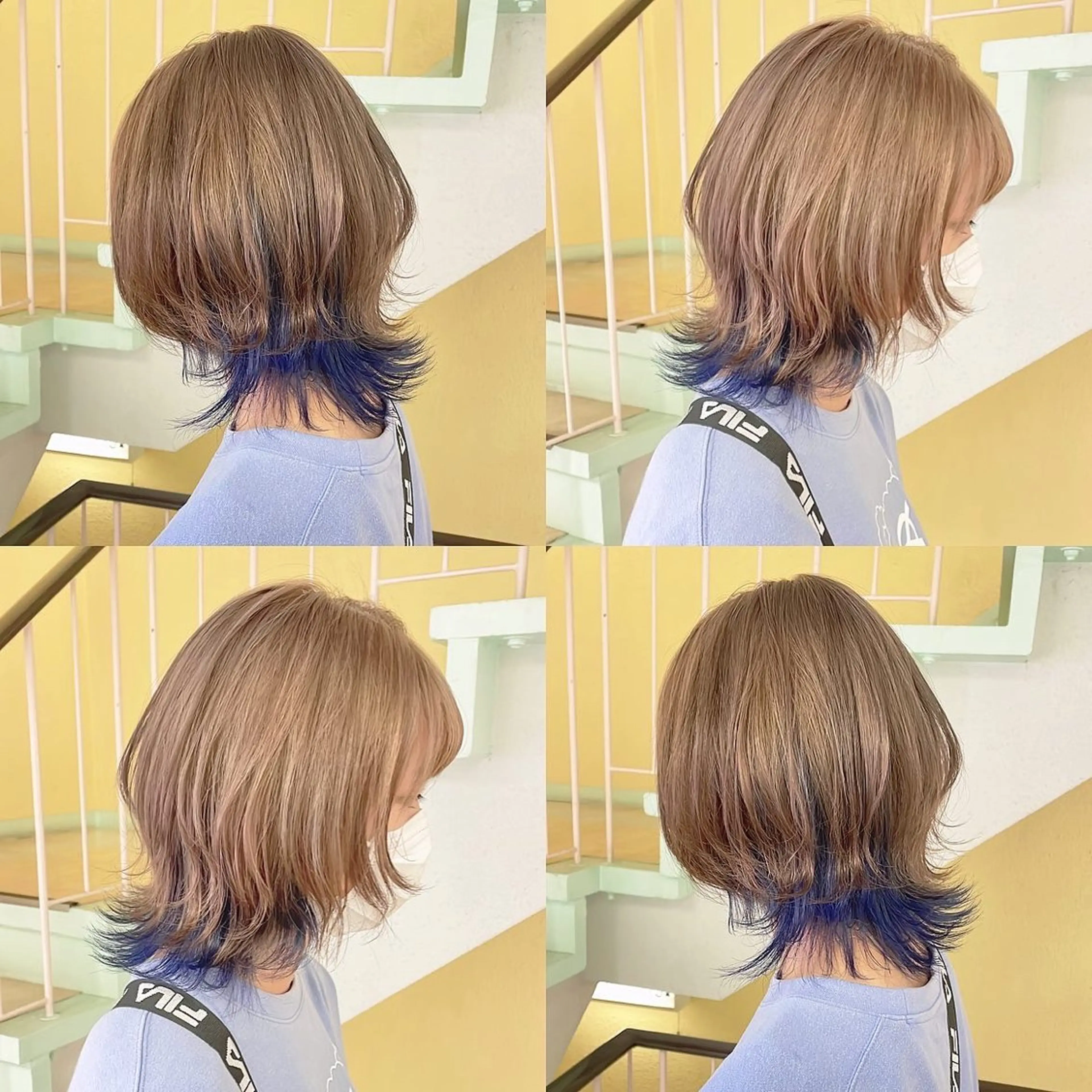 カラー ヘアカラー トリートメント 渋谷:インナーカラー ／🍒エリカ🍒のヘアスタイル