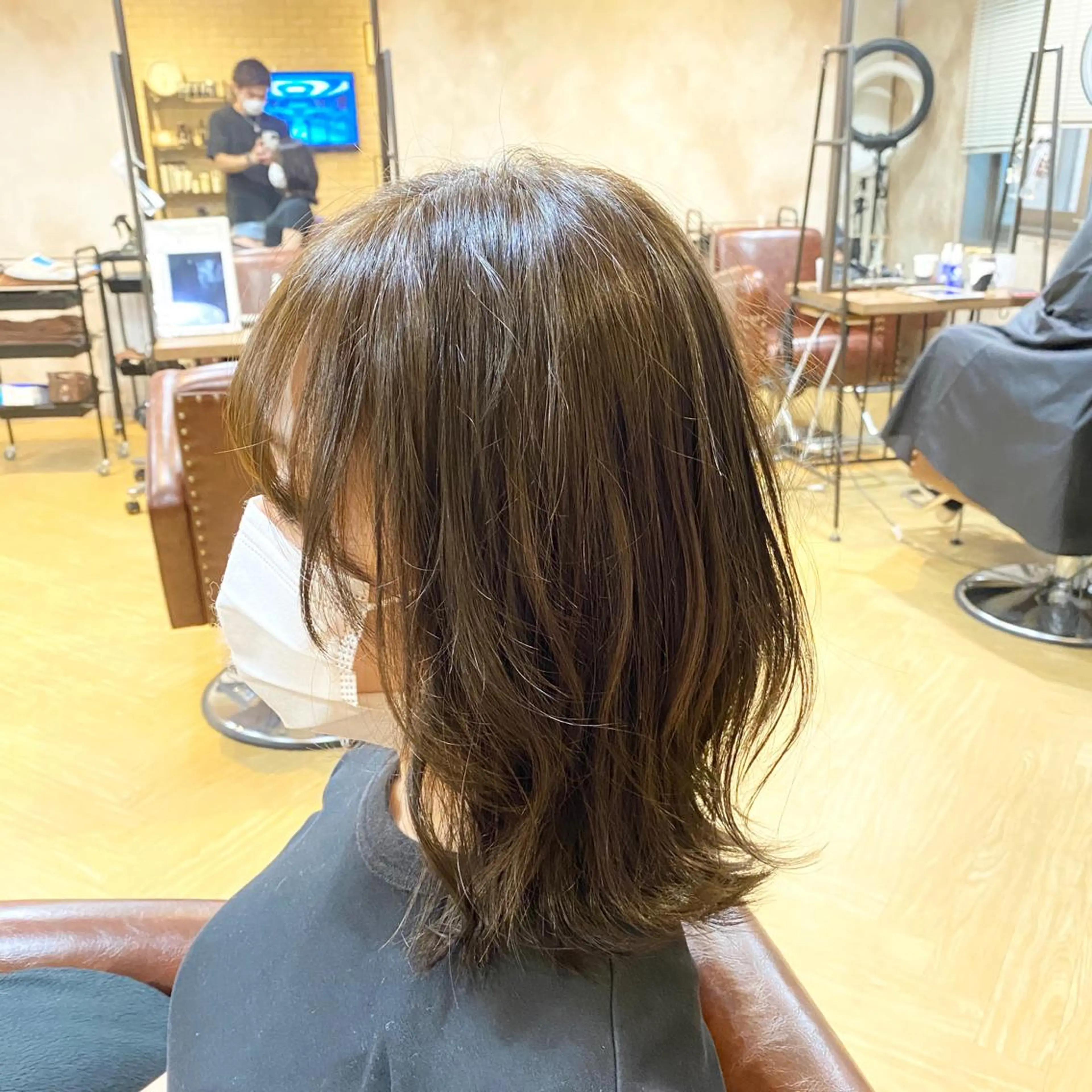 ミディアム 髪質改善 ヒデのヘアスタイル