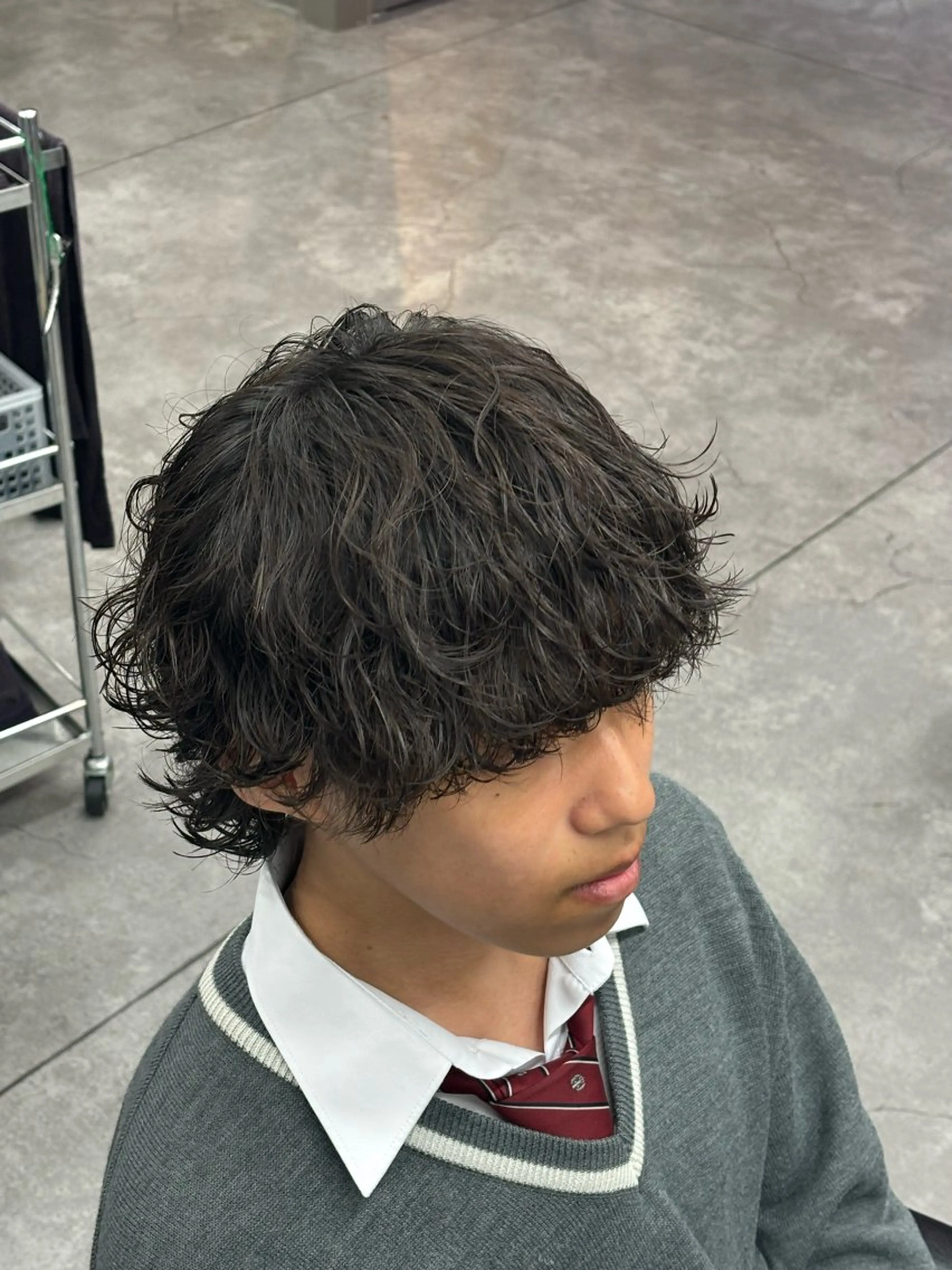 ショート パーマ メンズ カット パーマ ヘアセット お悩み解消✨/ メンズパーマ✨/直樹のヘアスタイル