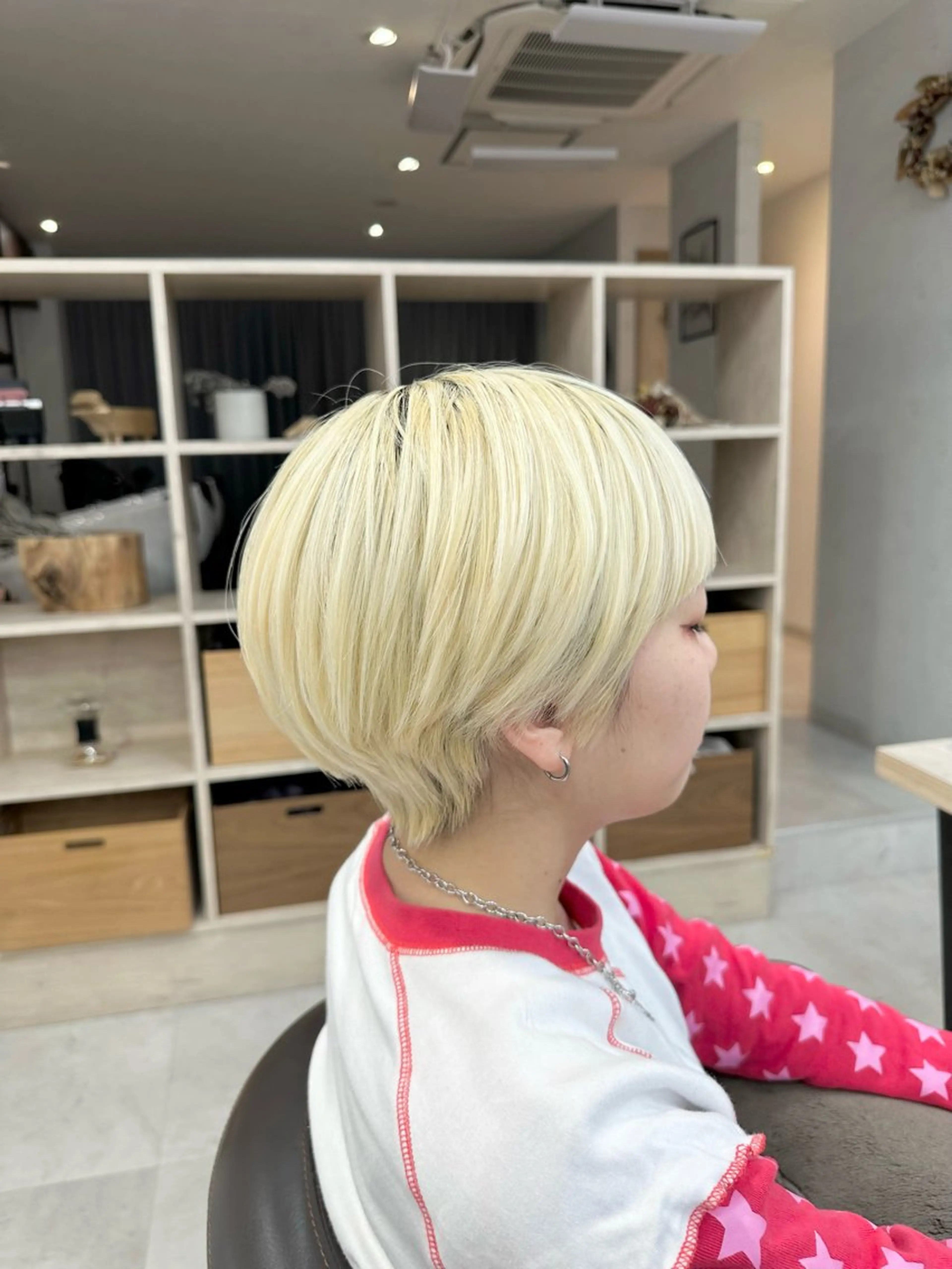 ショート 地毛風縮毛矯正 / ショート🫧ひらやまのヘアスタイル