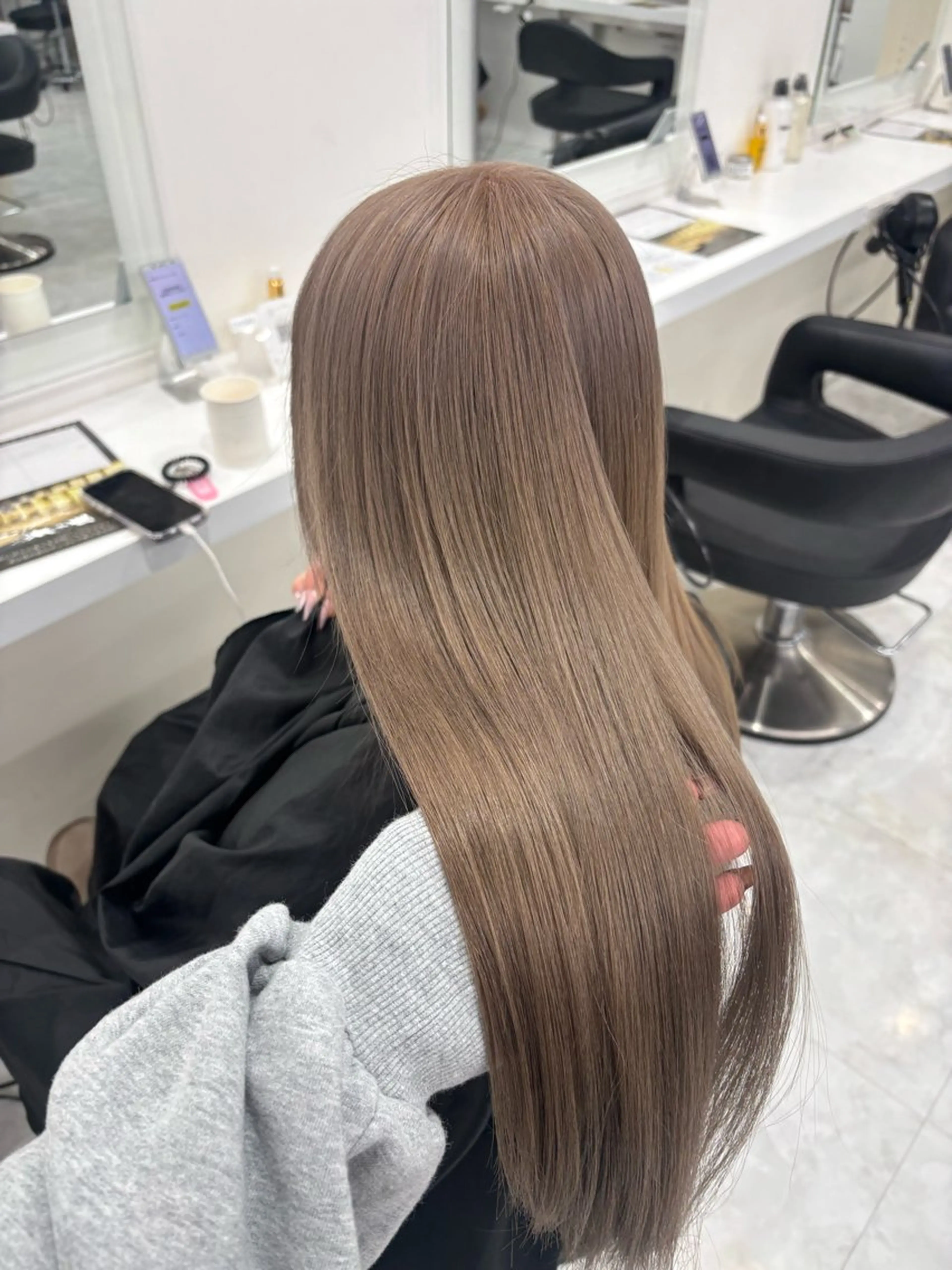 ロング カラー ヘアカラー 韓国トレンドヘア🤍 Chima🤍のヘアスタイル