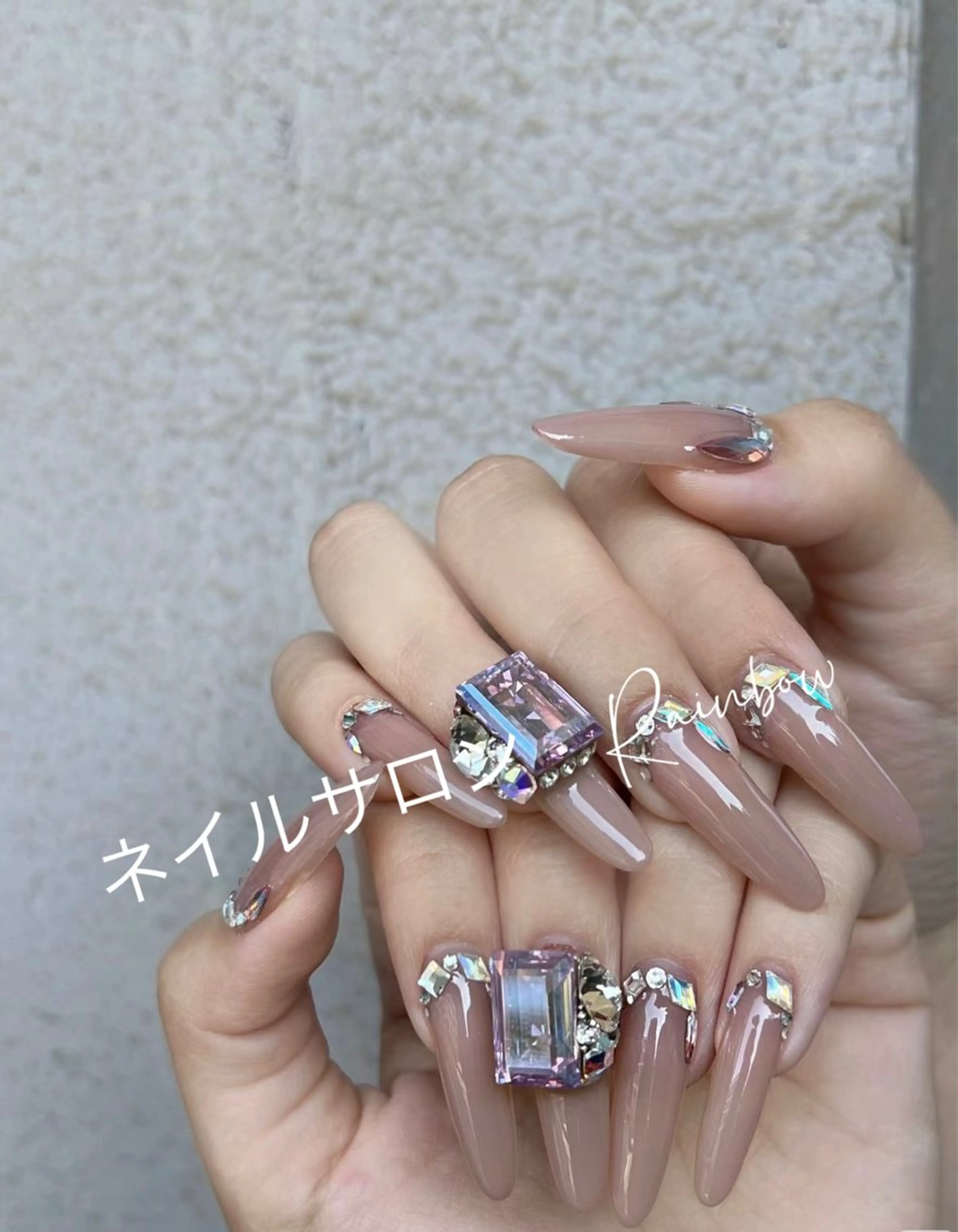 💅🏻ジェルワンカラー➕パーツ付け放題✨丁寧ケア込みの写真