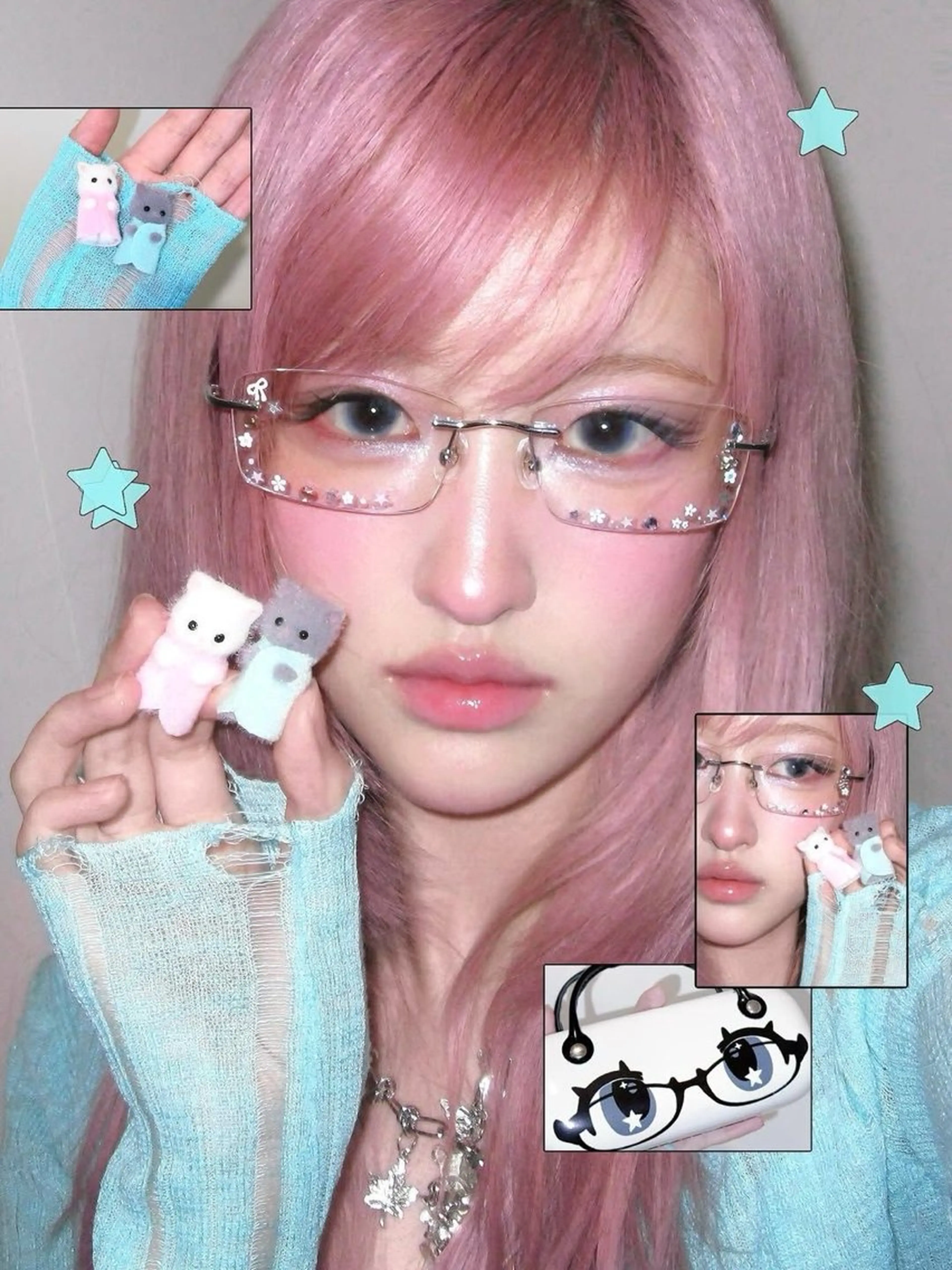 カラー ヘアカラー ハッシュレイヤー/ ハイトーン/senaのヘアスタイル