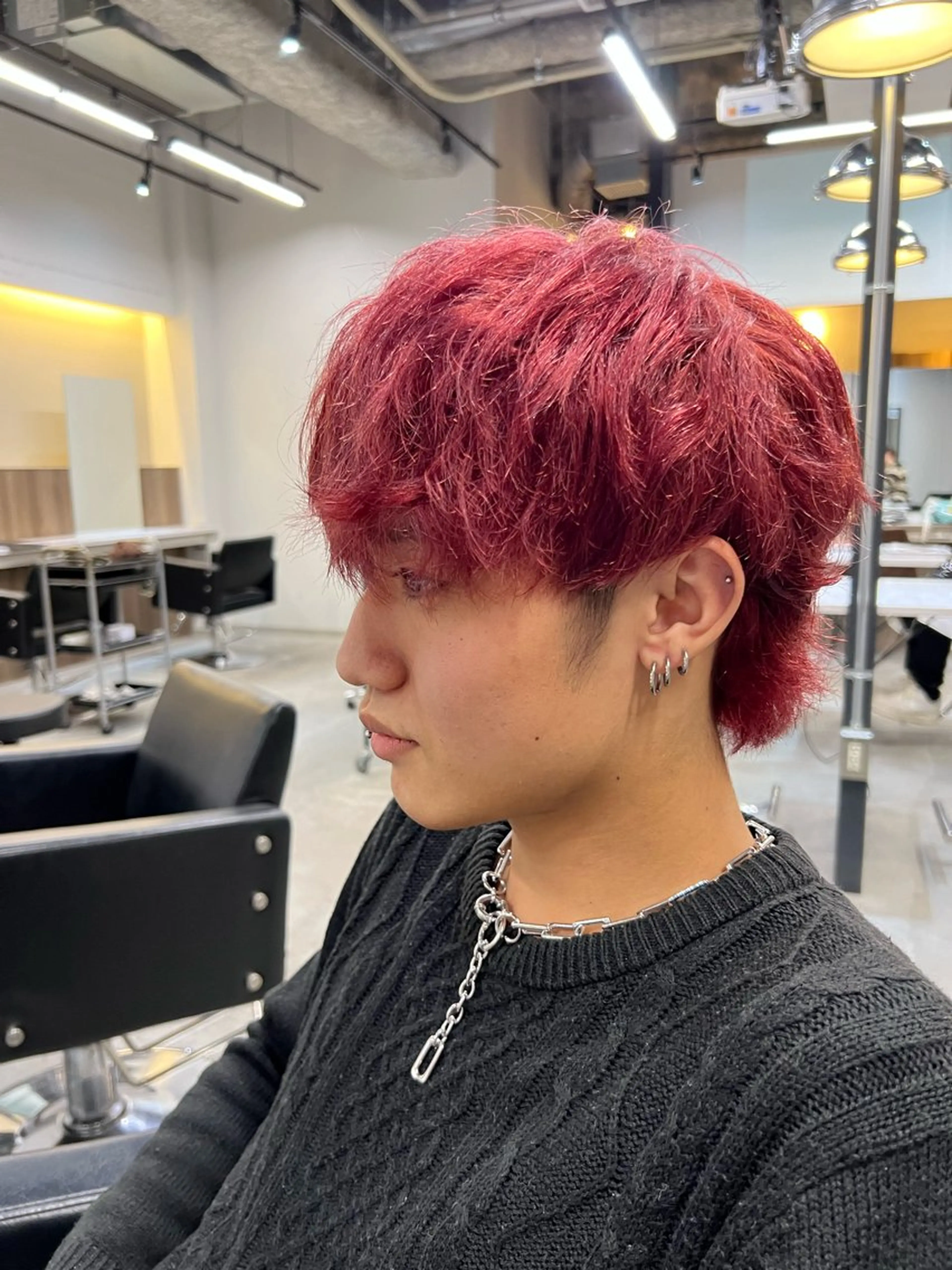 ショート 赤み消しカラー✳️ 井上明日翔💫のヘアスタイル