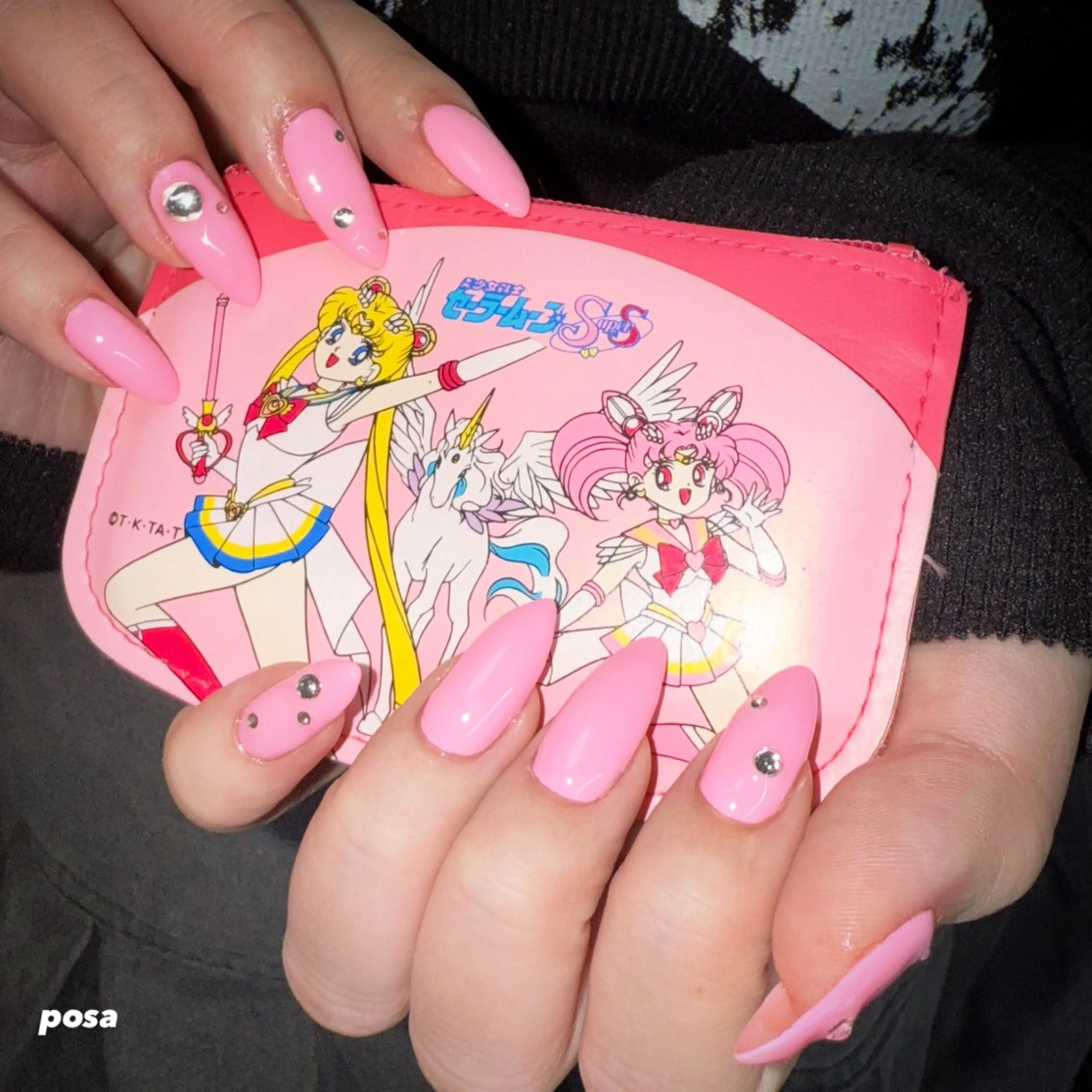 ネイル ピンク シンプルネイル ハンドネイル posa nail モエミのネイルデザイン