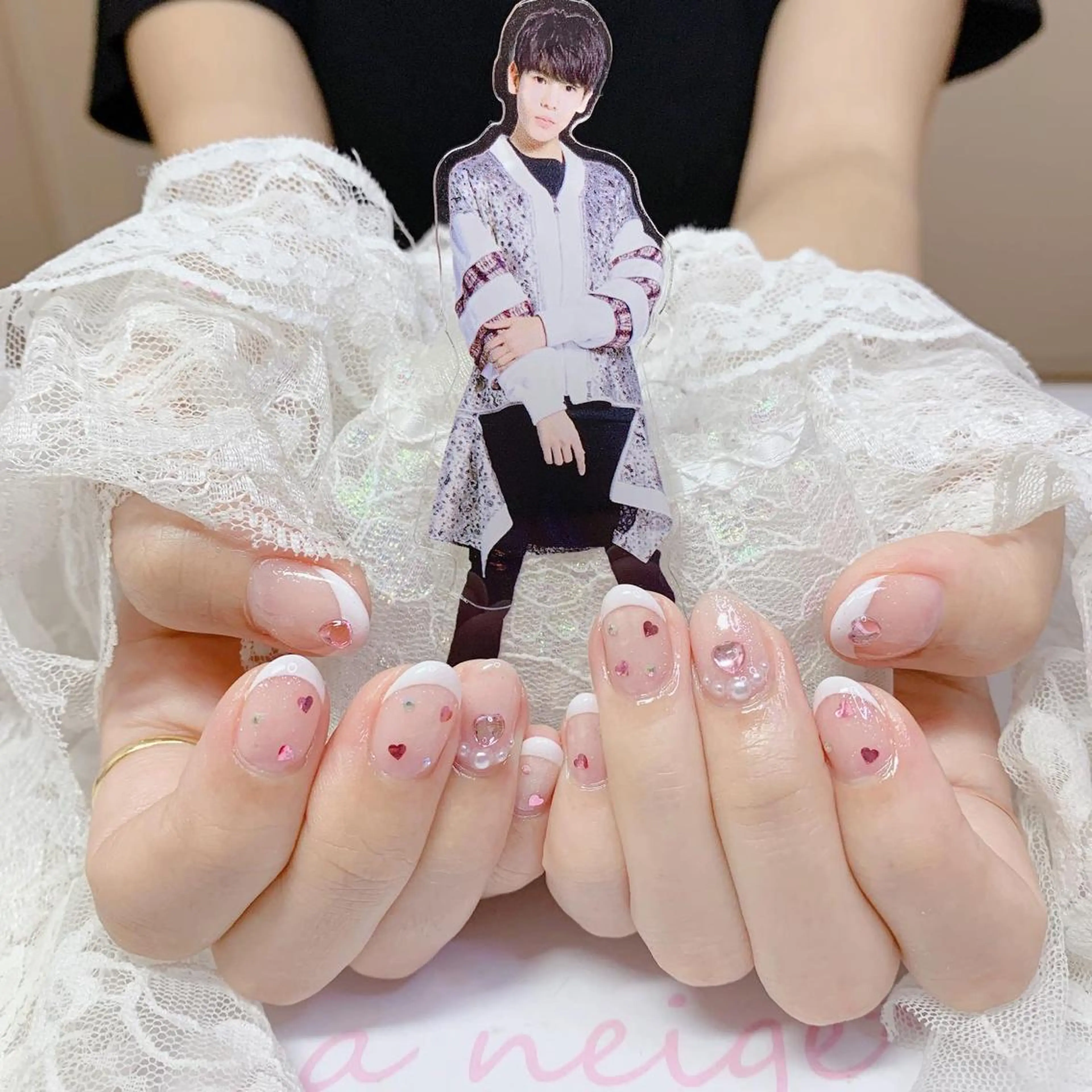 ネイル ハンドネイル La neige* yuki 🥯🍑のネイルデザイン