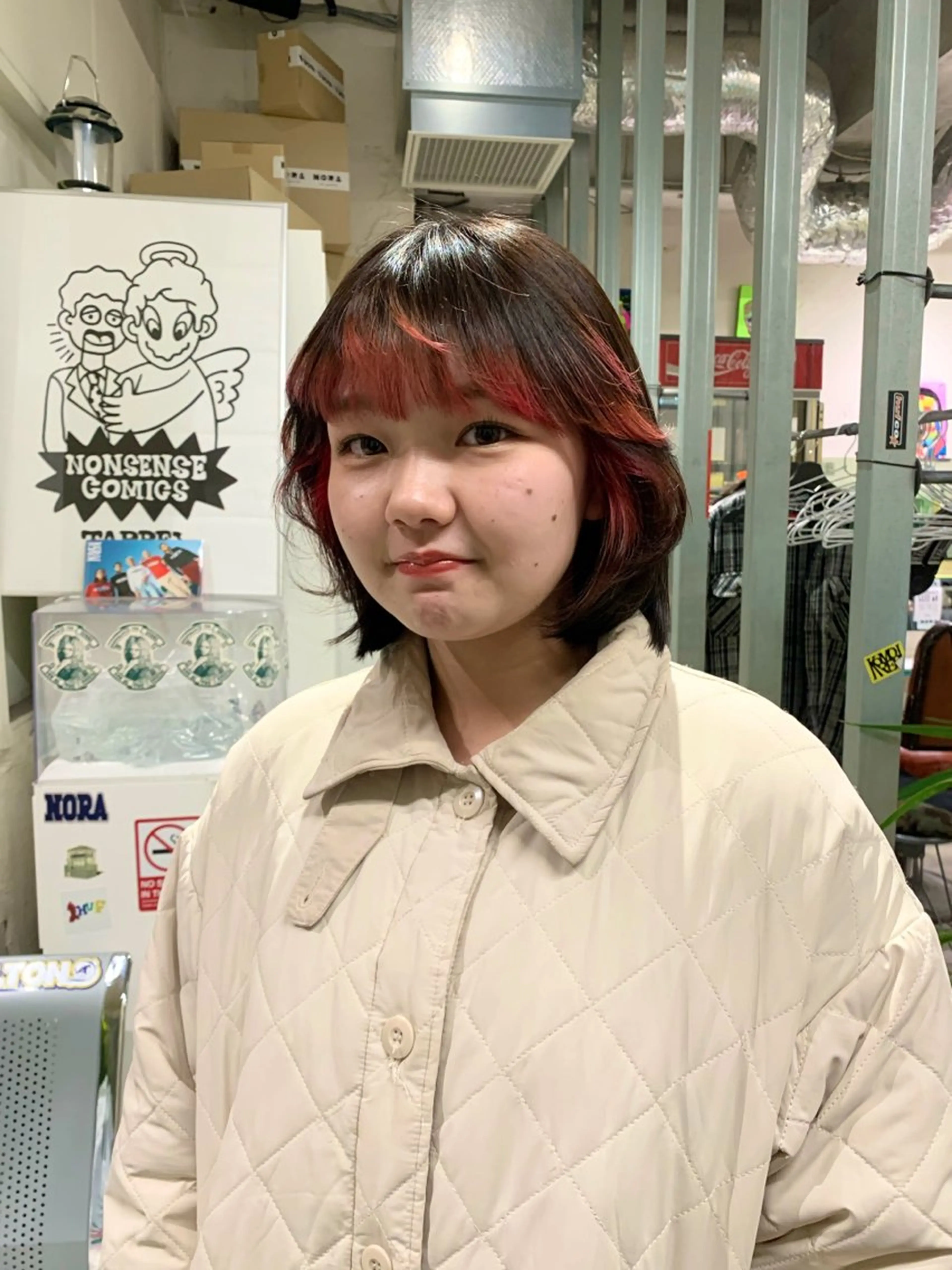 カラー ハッシュカット/ MAYAのヘアスタイル