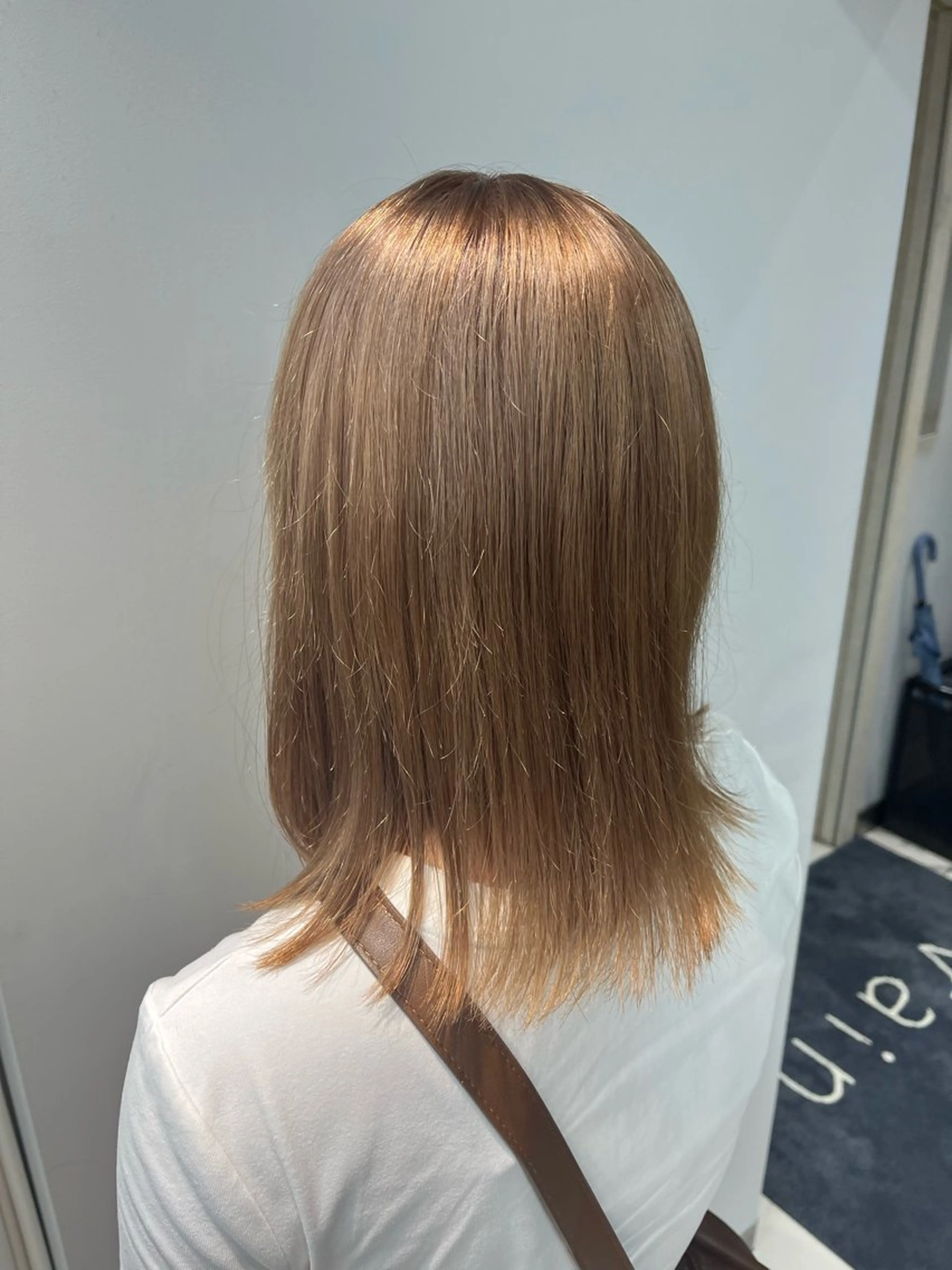 ミディアム ヘアカラー トリートメント 💫ハイトーンボブ/ HARU💫のヘアスタイル