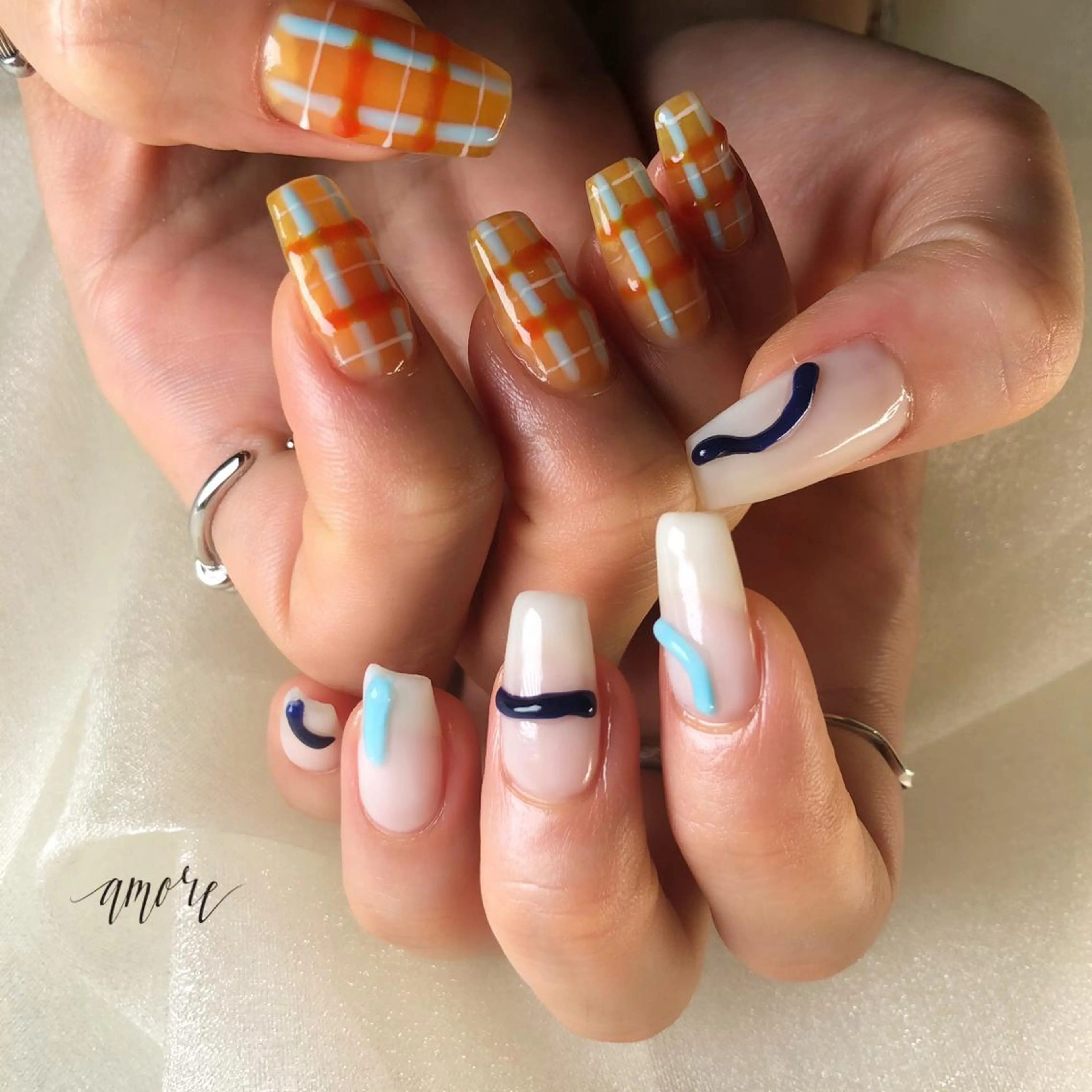 ネイル アートネイル クリアネイル ジェルネイル 氷ネイル・うるうるネイル マグネットネイル You kyehwaのネイルデザイン