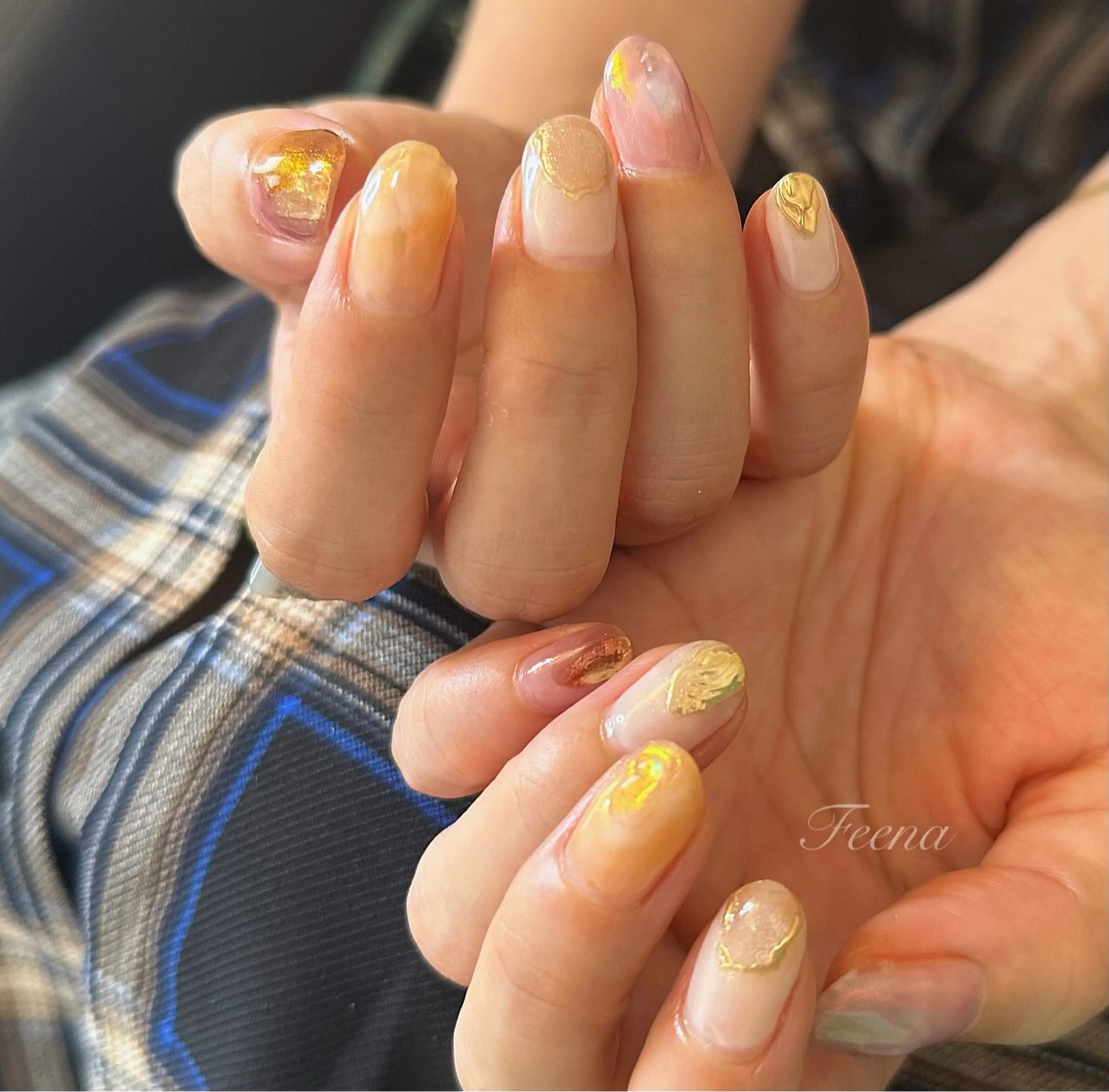 ネイル amu nail. RINAのネイルデザイン