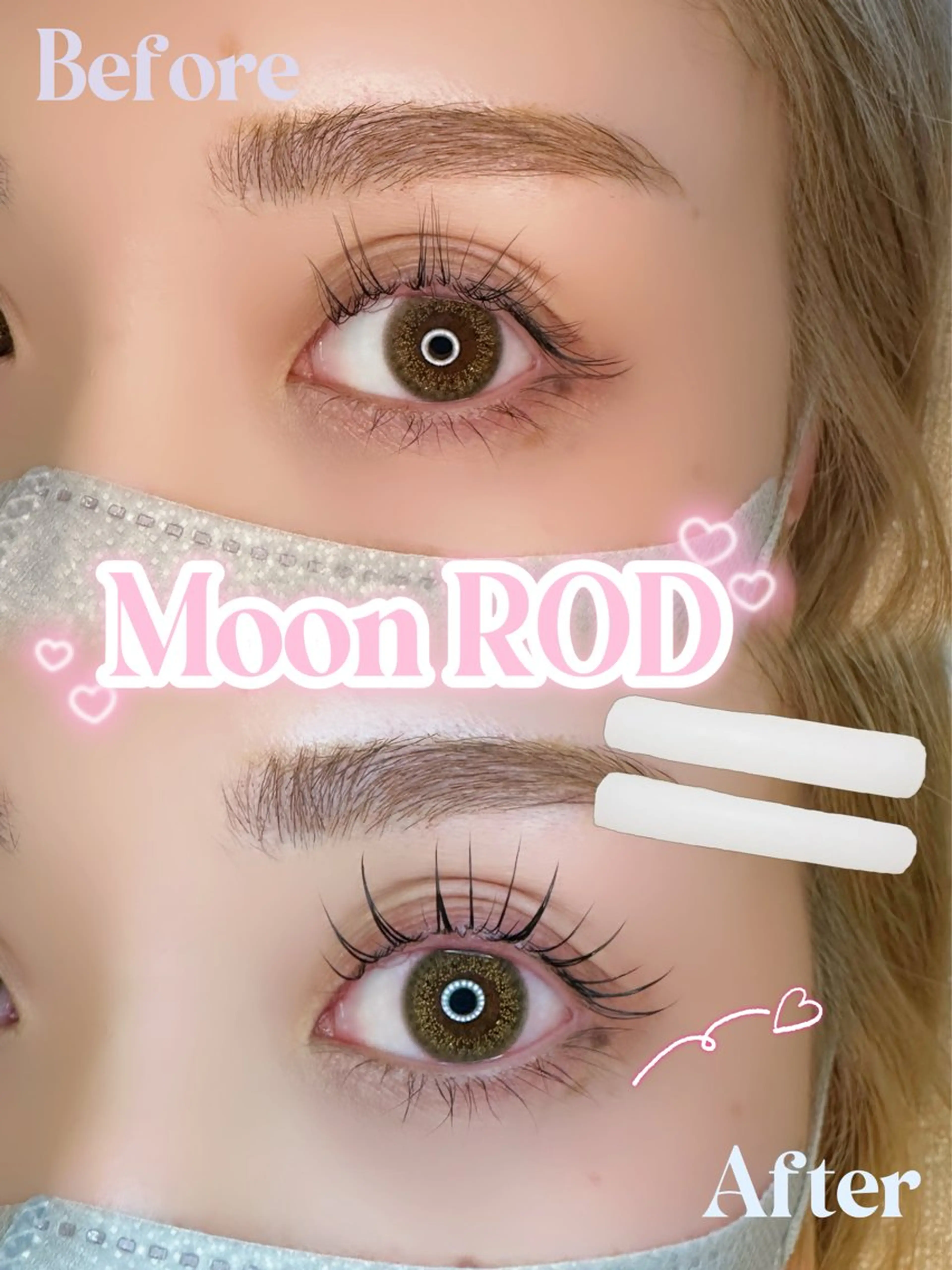 ₍ᐢ‥ᐢ₎ ♡パリジェンヌorラッシュリフト上下× アイブロウWAXの写真