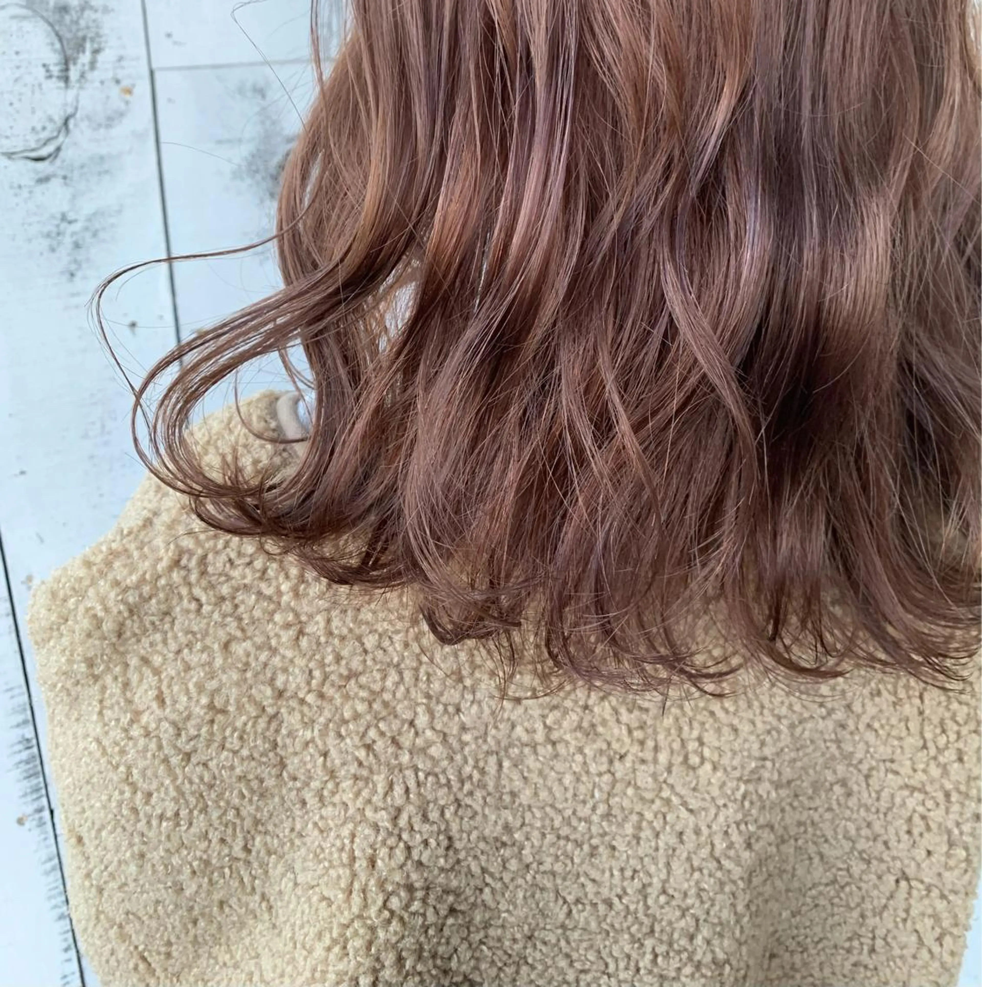 ミディアム カラー ピンクカラー ピンクパープル パープルカラー monolith所属・金井愛華 【monolith】のヘアスタイル