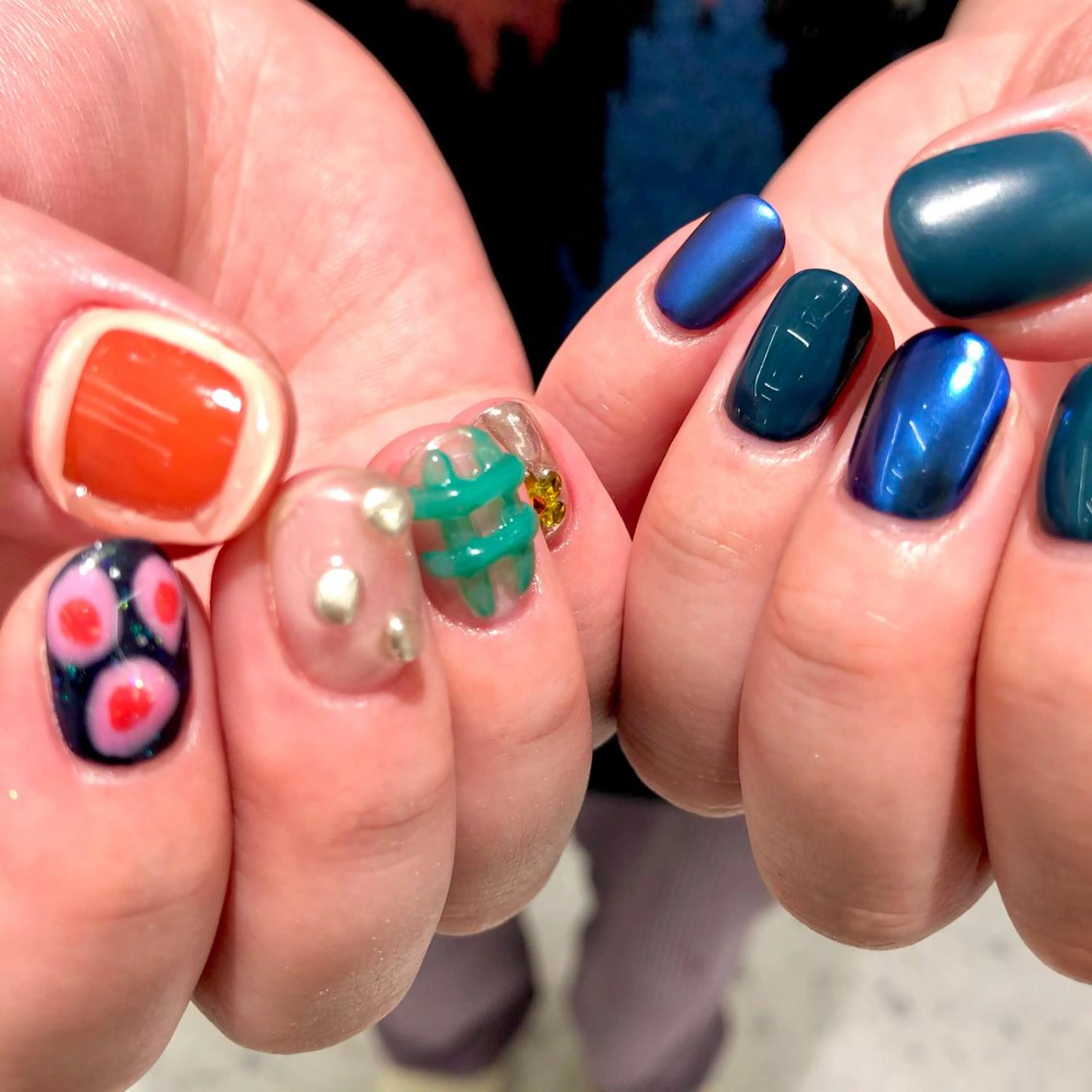 ネイル ハンドネイル 🧁🥕 asukaのネイルデザイン