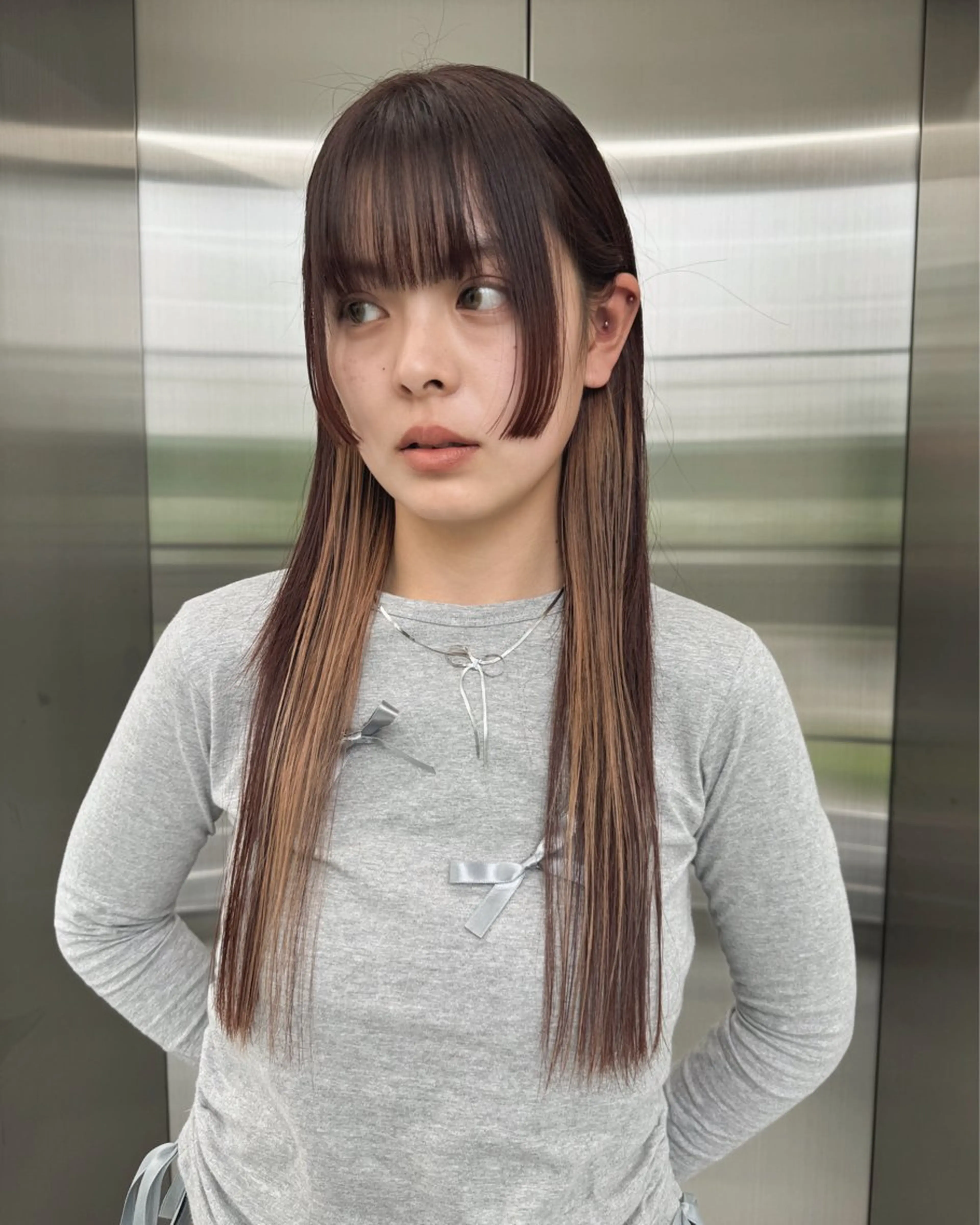 【ミニモ限定価格🌟】インナーカラー☁️🌈＋クイックトリートメント💚/シャンプーブロー込み🧴の写真