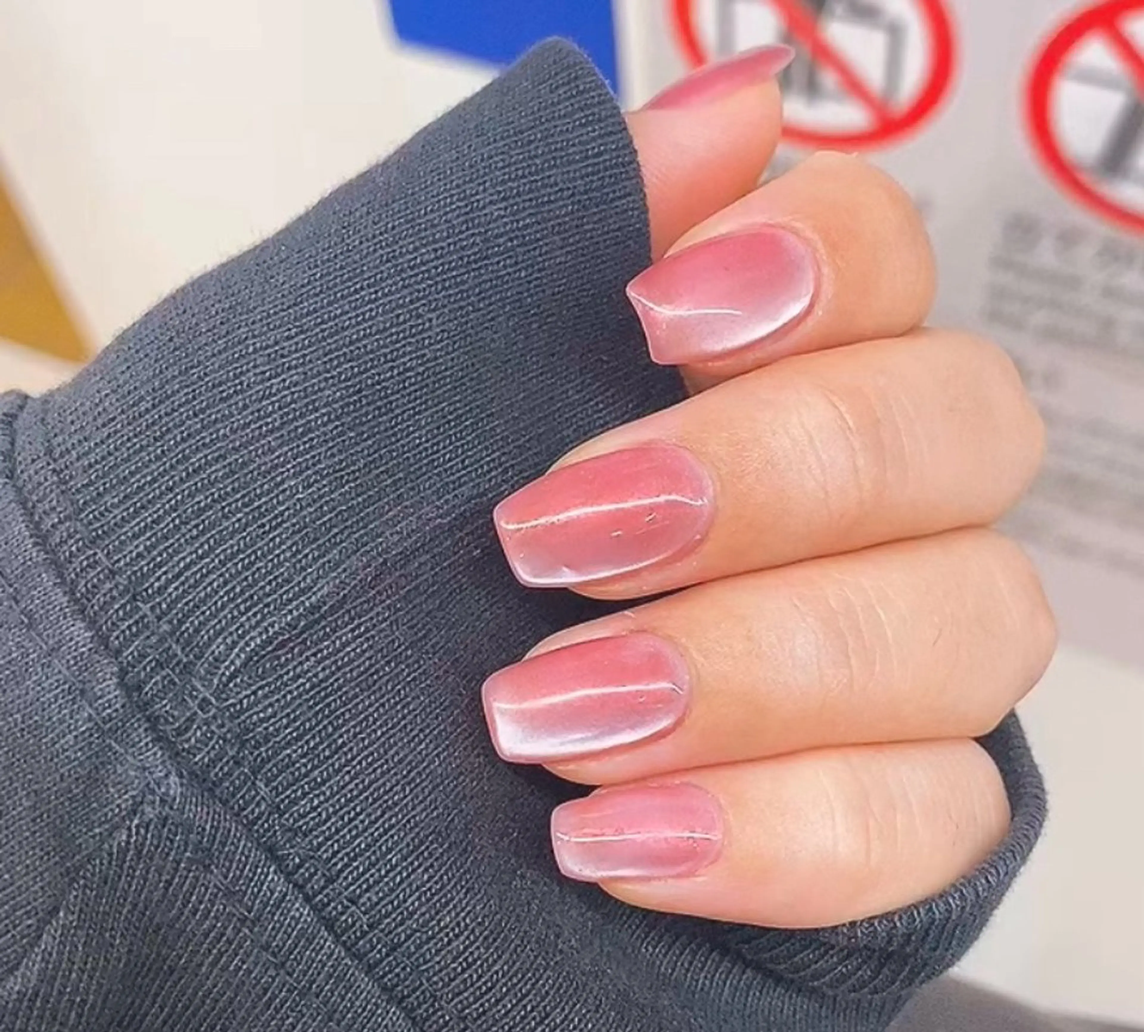 ネイル マグネットネイル ピンク Millé nail(ミレネイル)所属・Millé nail /MIKUのネイルデザイン