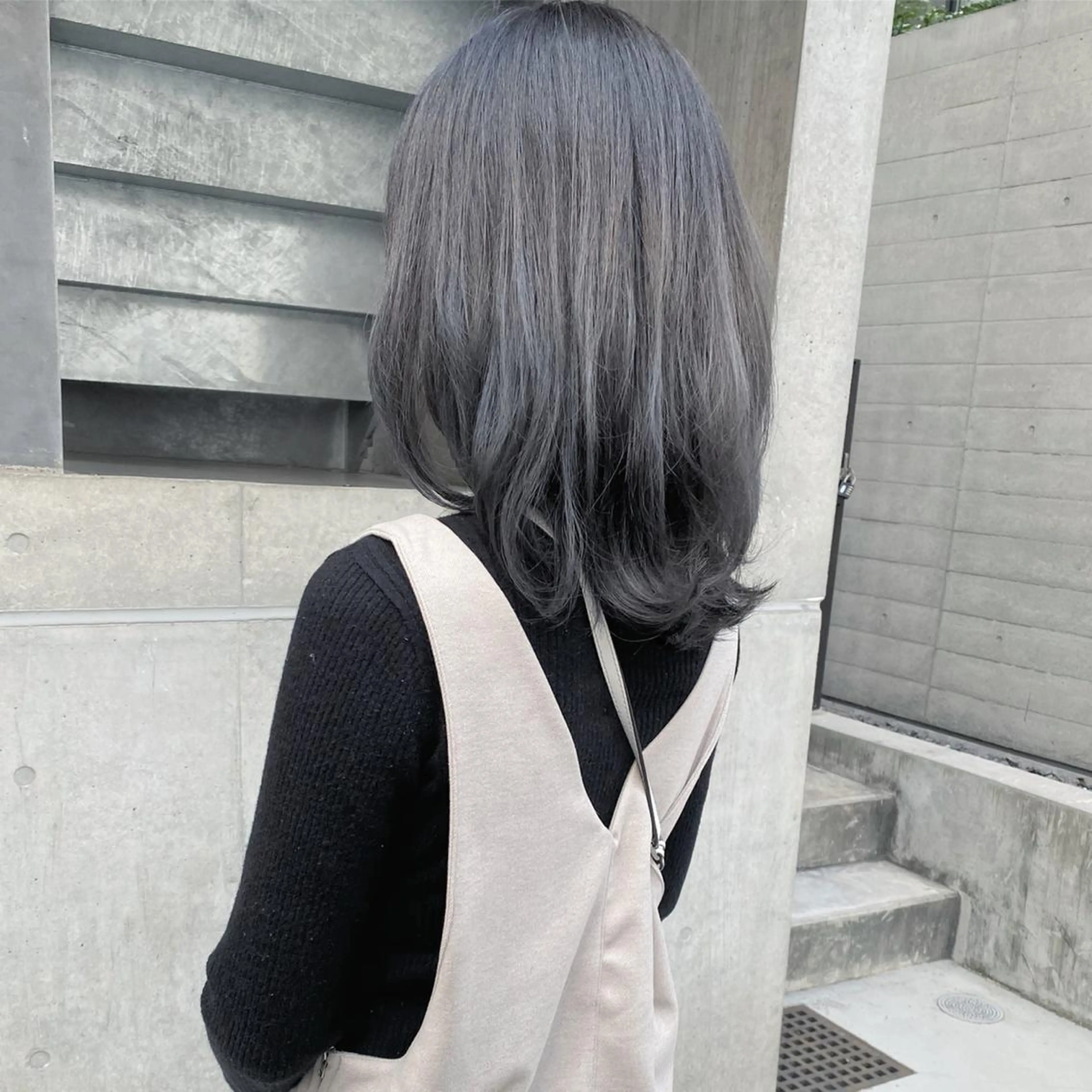 セミロング カラー 透明感カラー また会いたくなる 美容師【KENTA】のヘアスタイル