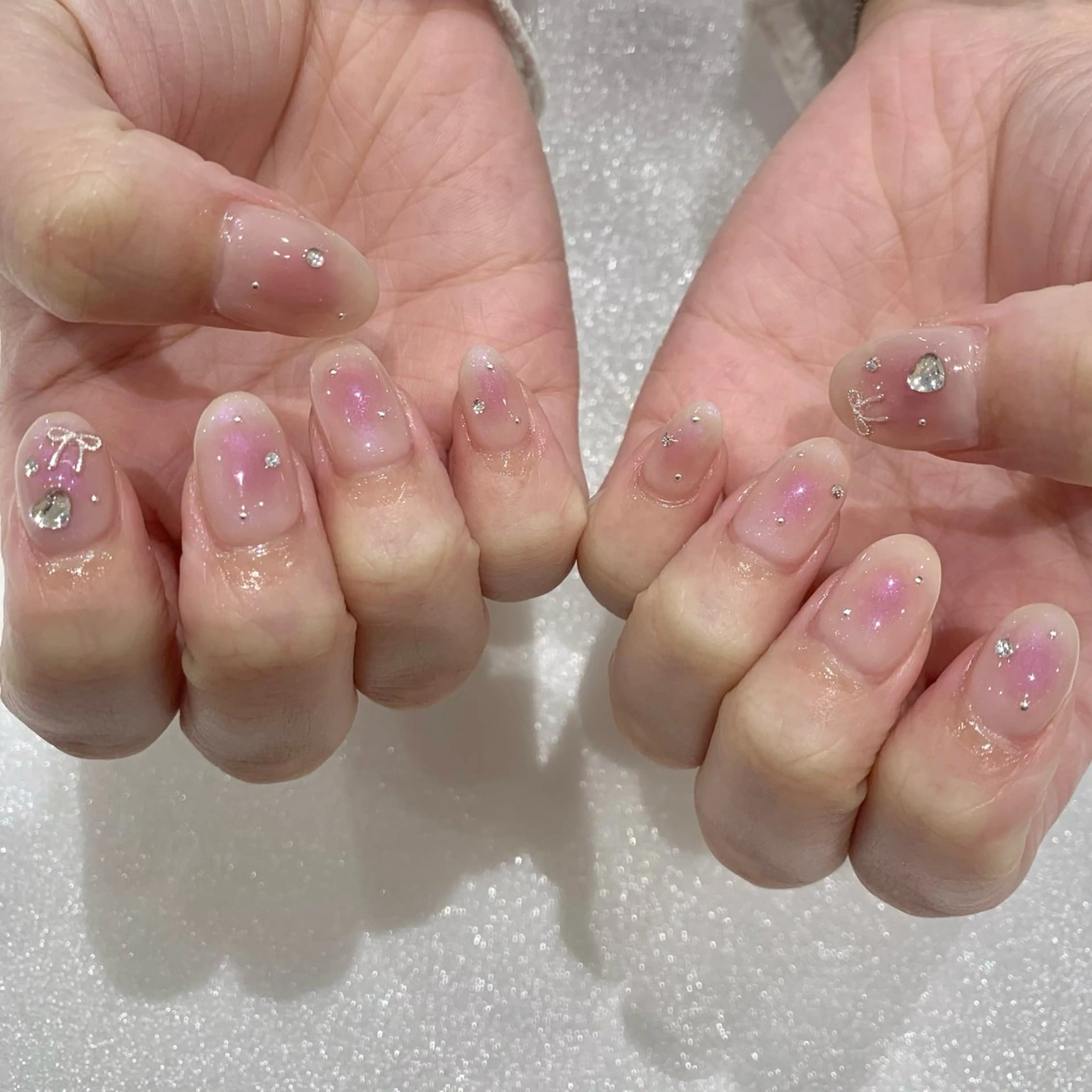 ネイル チークネイル ハンドネイル nailist🍒 ヤマザキのネイルデザイン