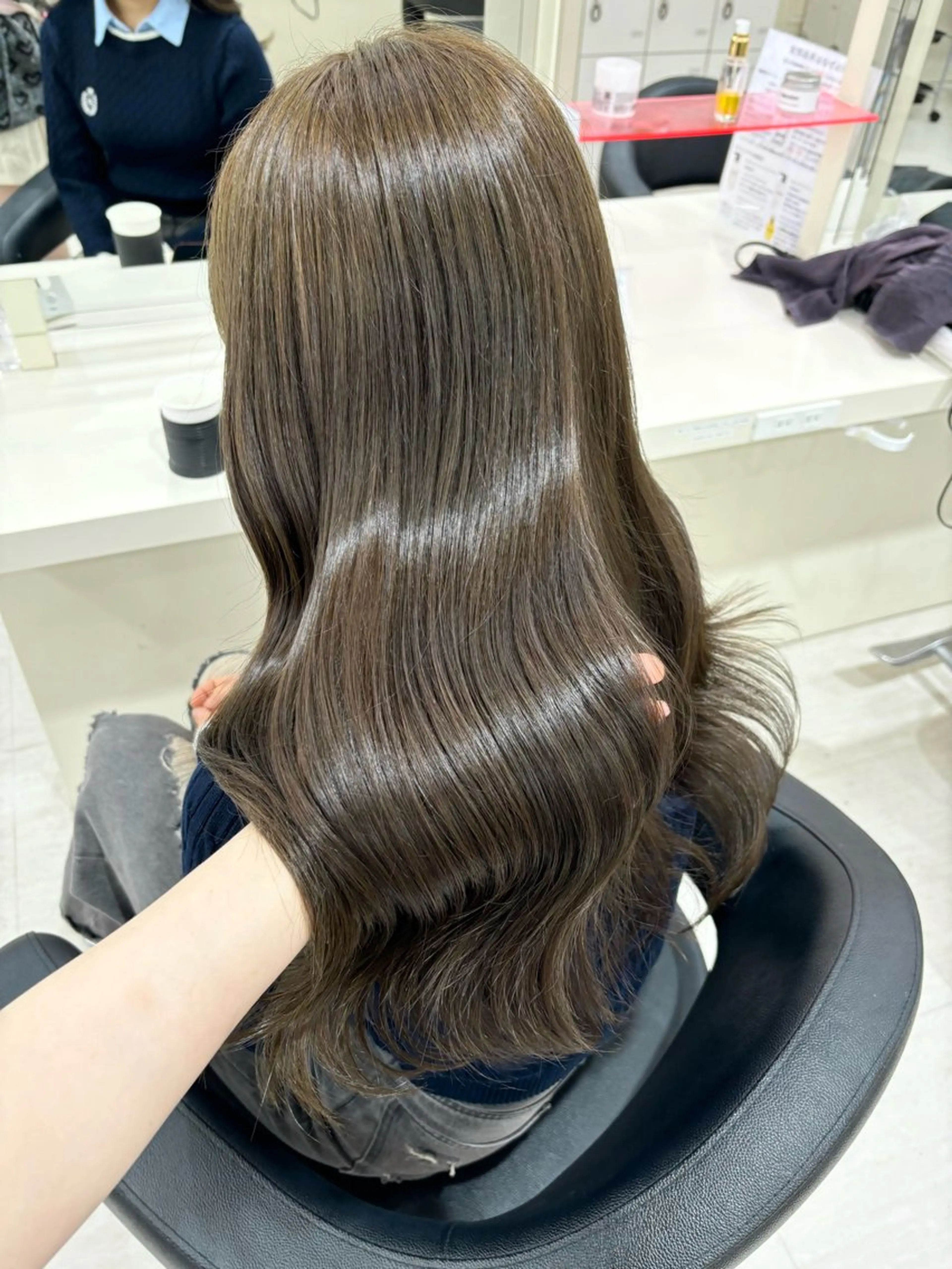 ロング カラー 🤍韓国大人っぽ ベージュMAI🤍のヘアスタイル