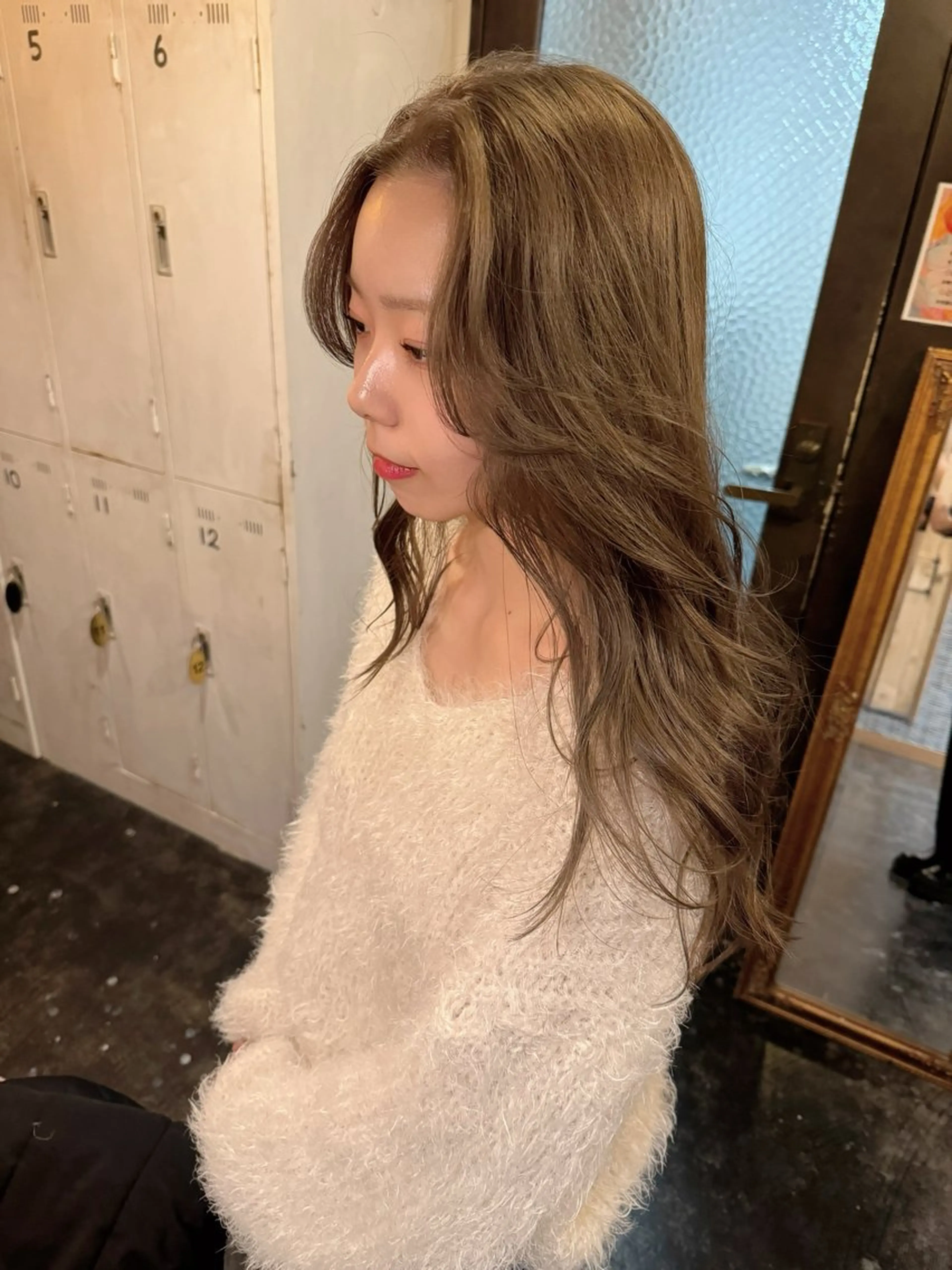 ロング カット ヘアカラー トリートメント 韓国 / 中国ヘア 🦋Noniのヘアスタイル