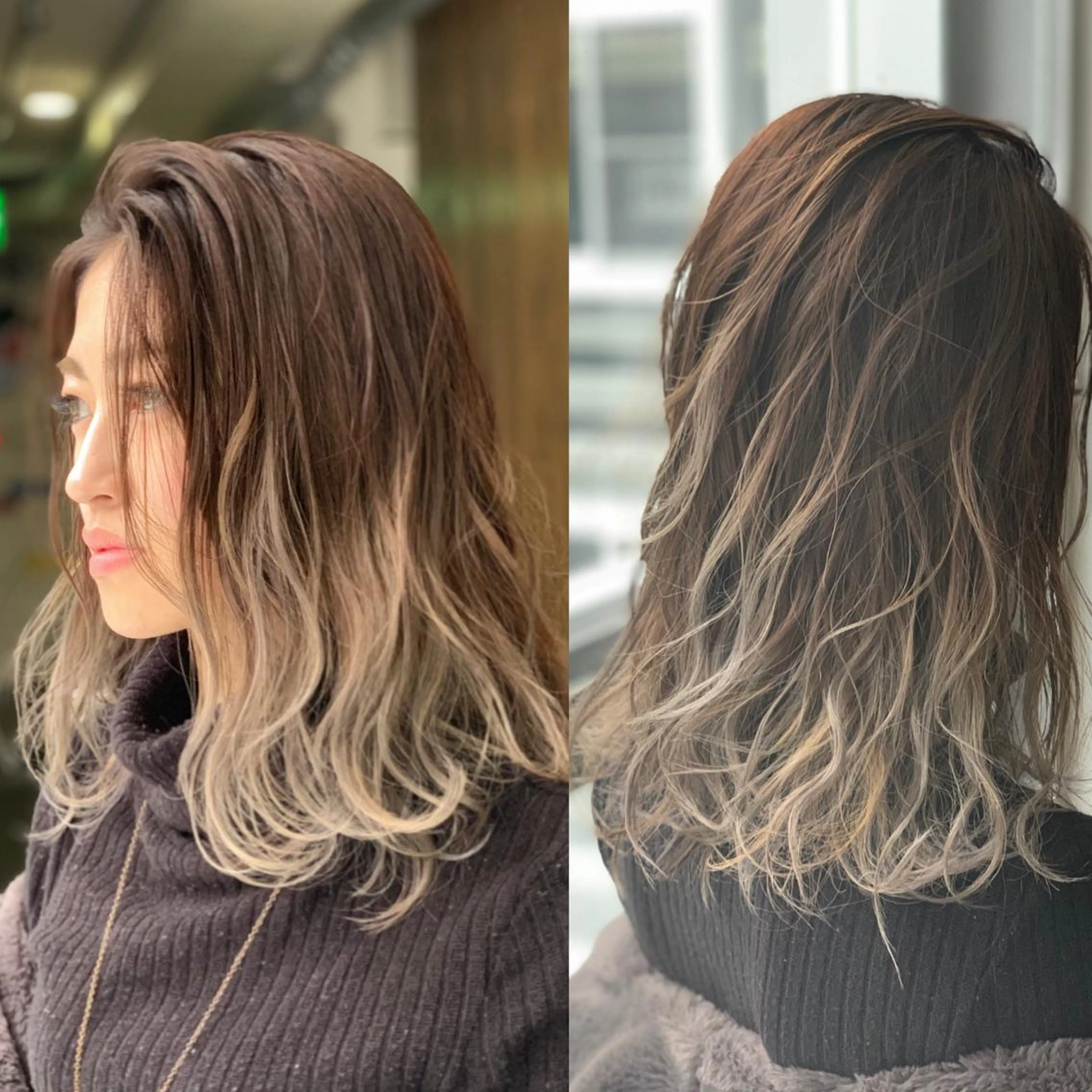 ミディアム レイヤーカット 🌟G grow🌟 【札幌大通】のヘアスタイル