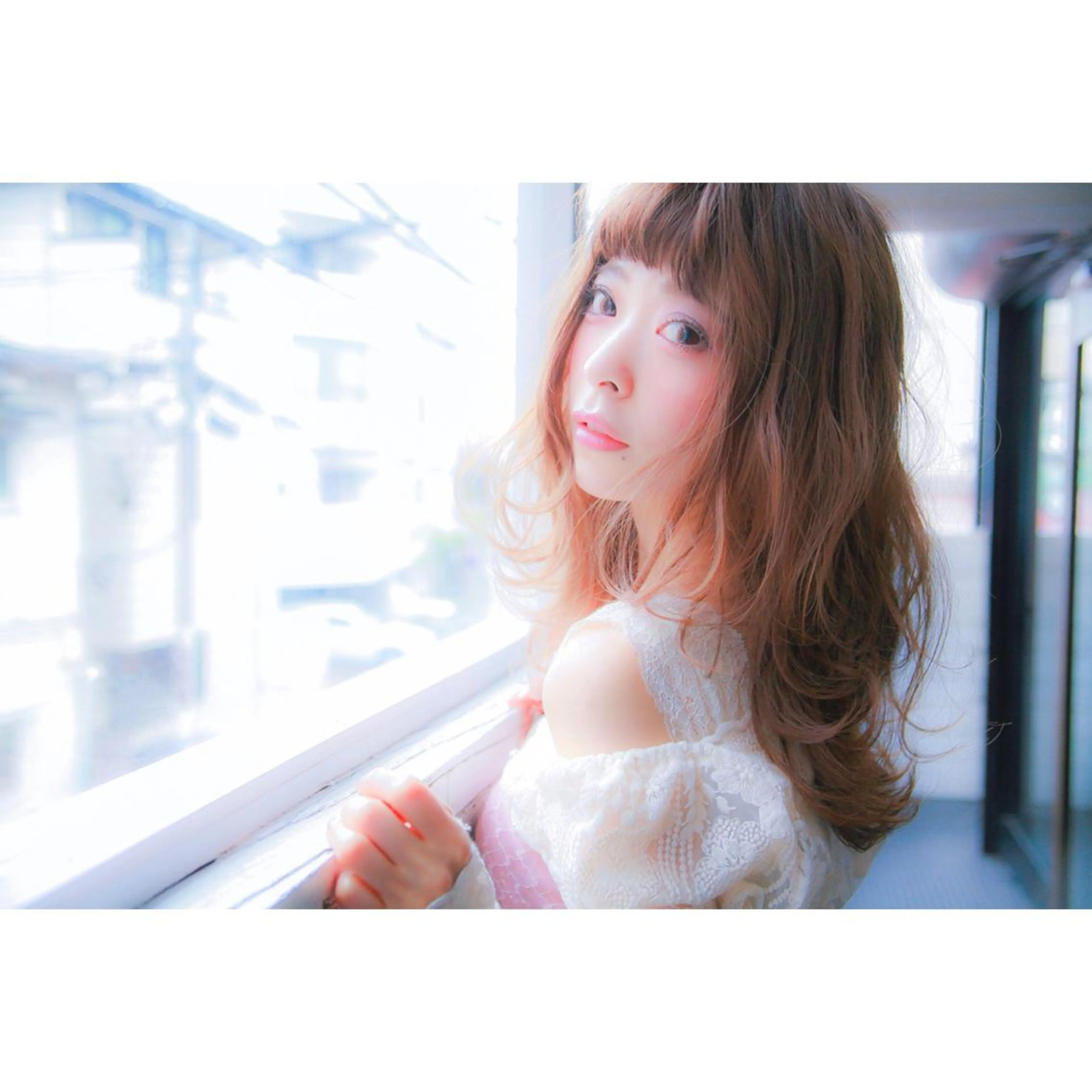 ミディアム カラー ヘアアレンジ 代官山/恵比寿所属・髪質改善/縮毛矯正 専門　代官山/恵比寿のヘアスタイル